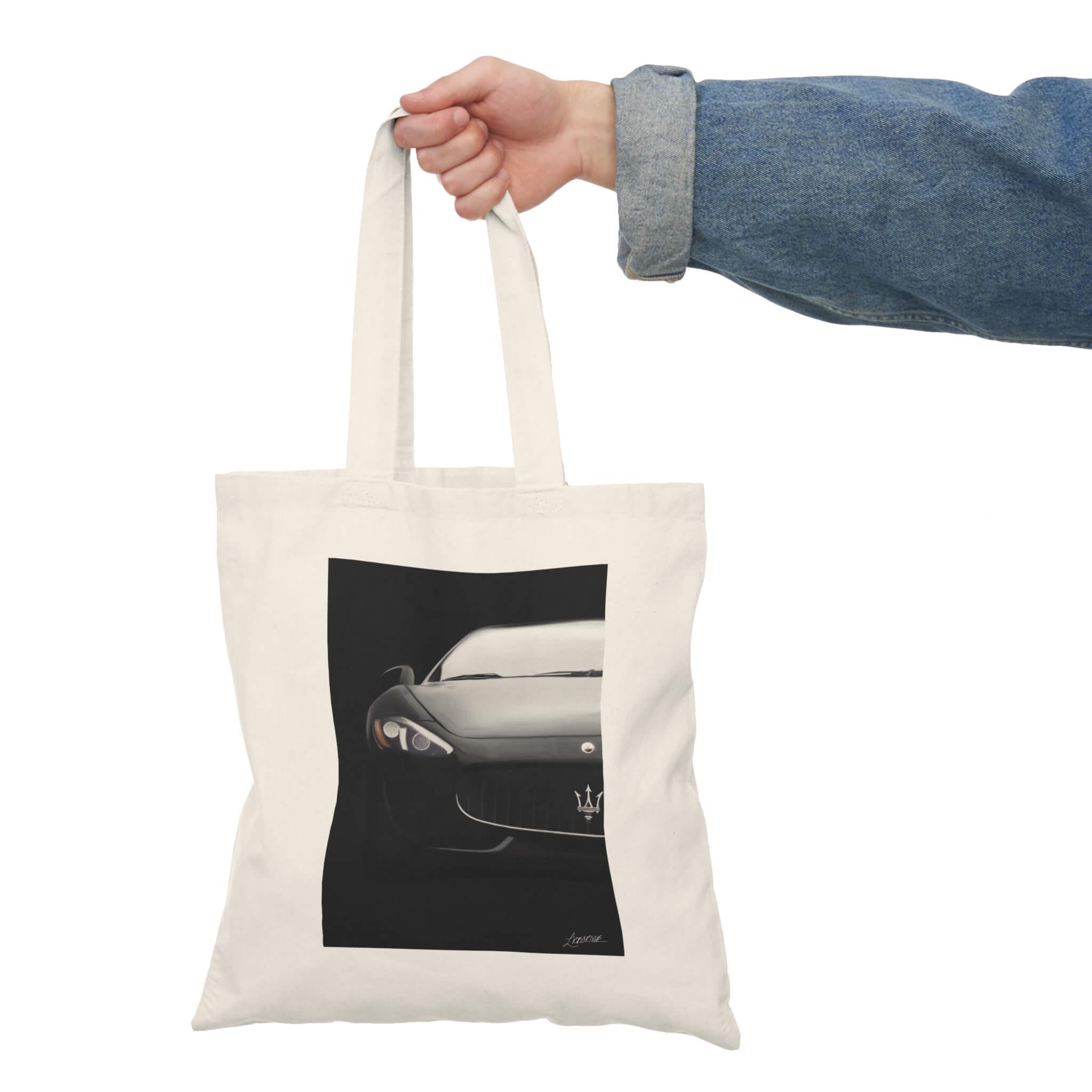 Classic Maserati Tote – Vintage Car Art Shopper | Buy Online from The Home Crafters