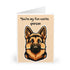 You're My Fur - vorite Person – German Shepherd Dog Card | Buy Online from The Home Crafters