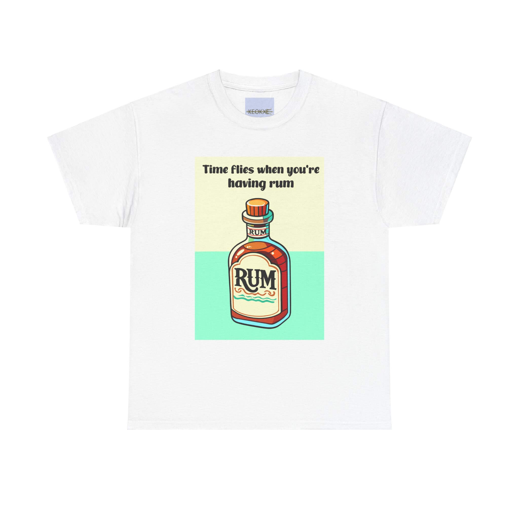 Time Flies When You’re Having Rum – Party T-Shirt | Buy Online from The Home Crafters