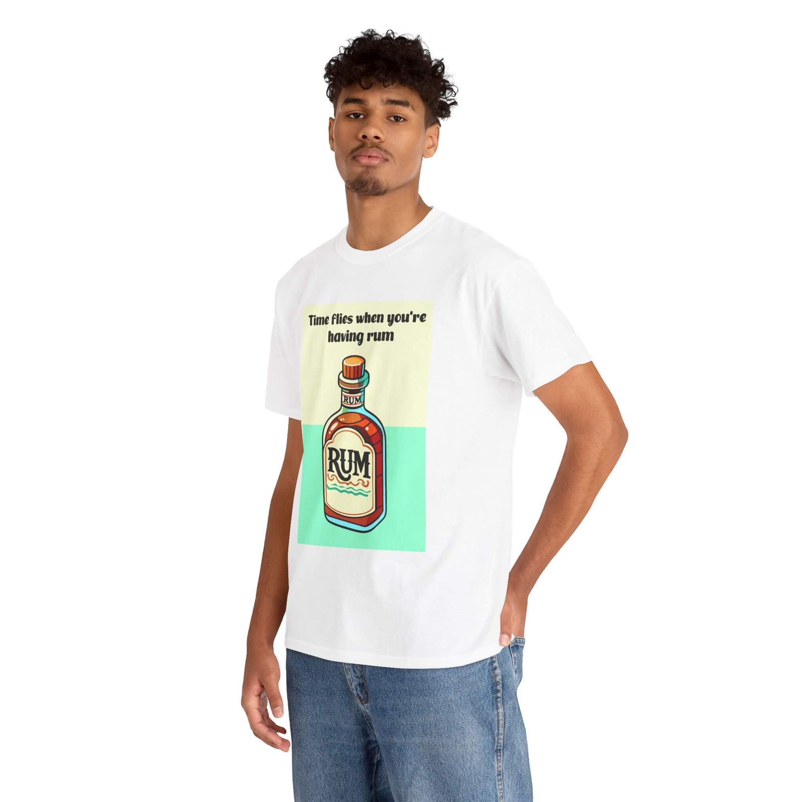 Time Flies When You’re Having Rum – Party T-Shirt | Buy Online from The Home Crafters