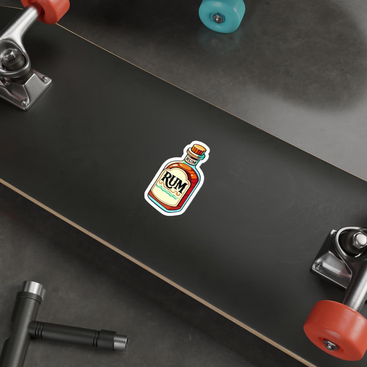 Waterproof Rum Bottle Sticker – Funny Vinyl | Buy Online from The Home Crafters