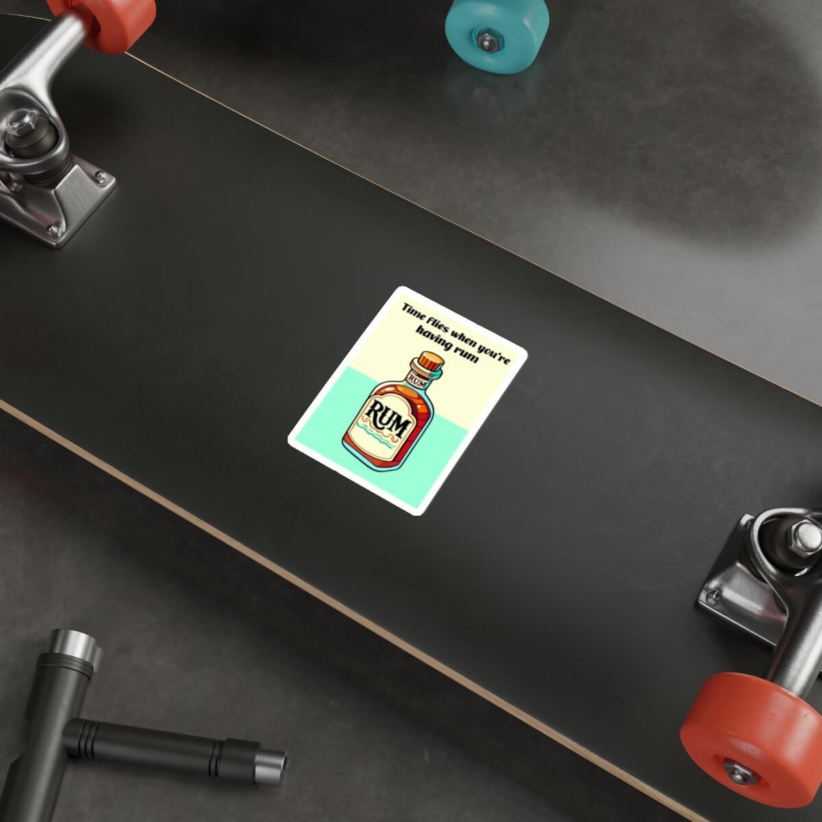 Time Flies When You’re Having Rum Sticker | Buy Online from The Home Crafters