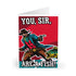 You, Sir, Are a Fish! – Funny Quirky Greeting Card | Buy Online from The Home Crafters