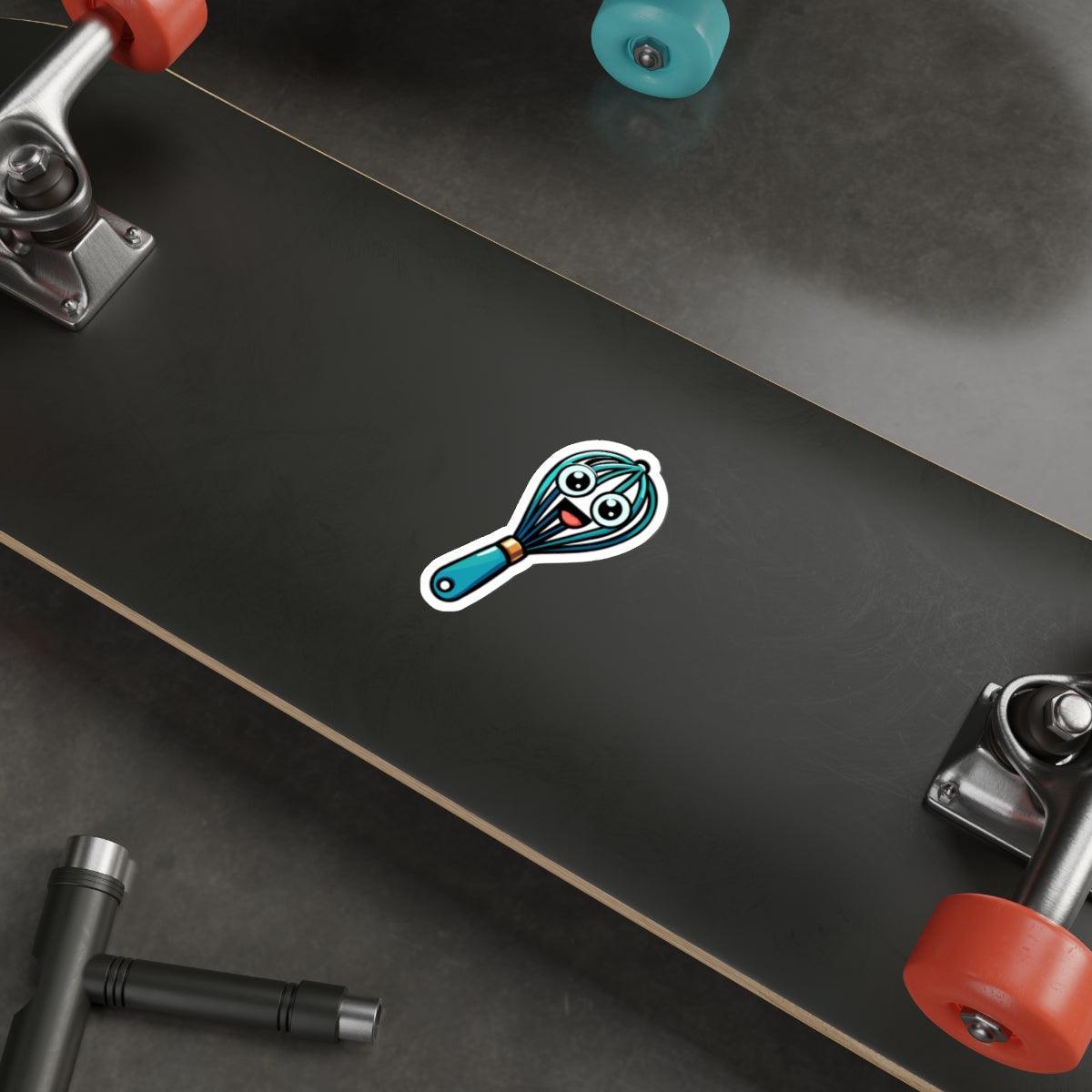 Cute Cartoon Whisk Sticker – Baking Vinyl Kitchen Decal | Buy Online from The Home Crafters