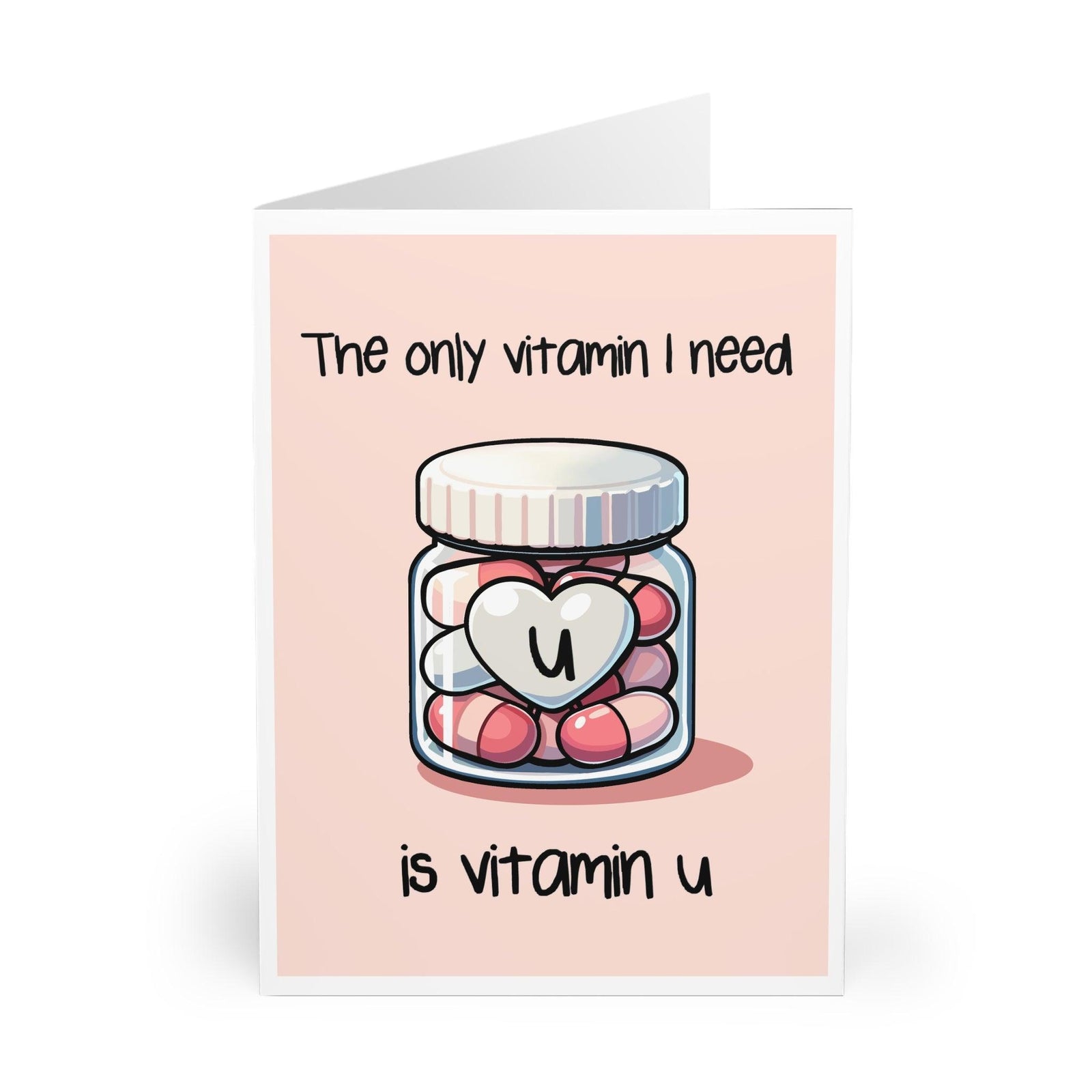Vitamin U Card – Funny Love Card for Him or Her | Buy Online from The Home Crafters