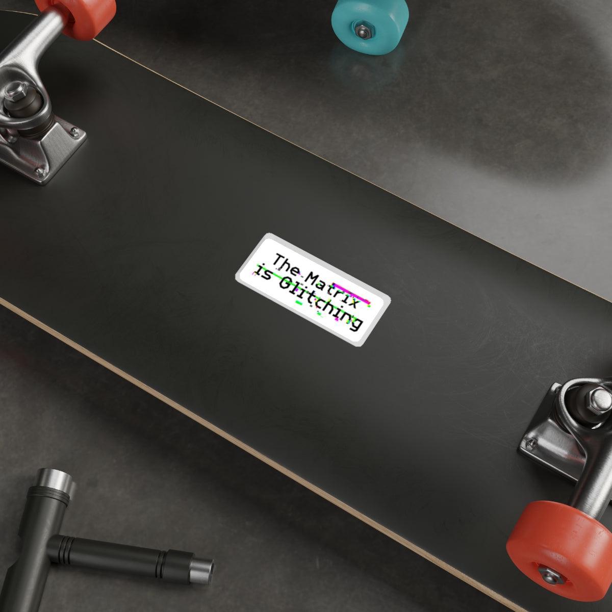 The Matrix Is Glitching Sticker – Digital Glitch Vinyl Decal | Buy Online from The Home Crafters