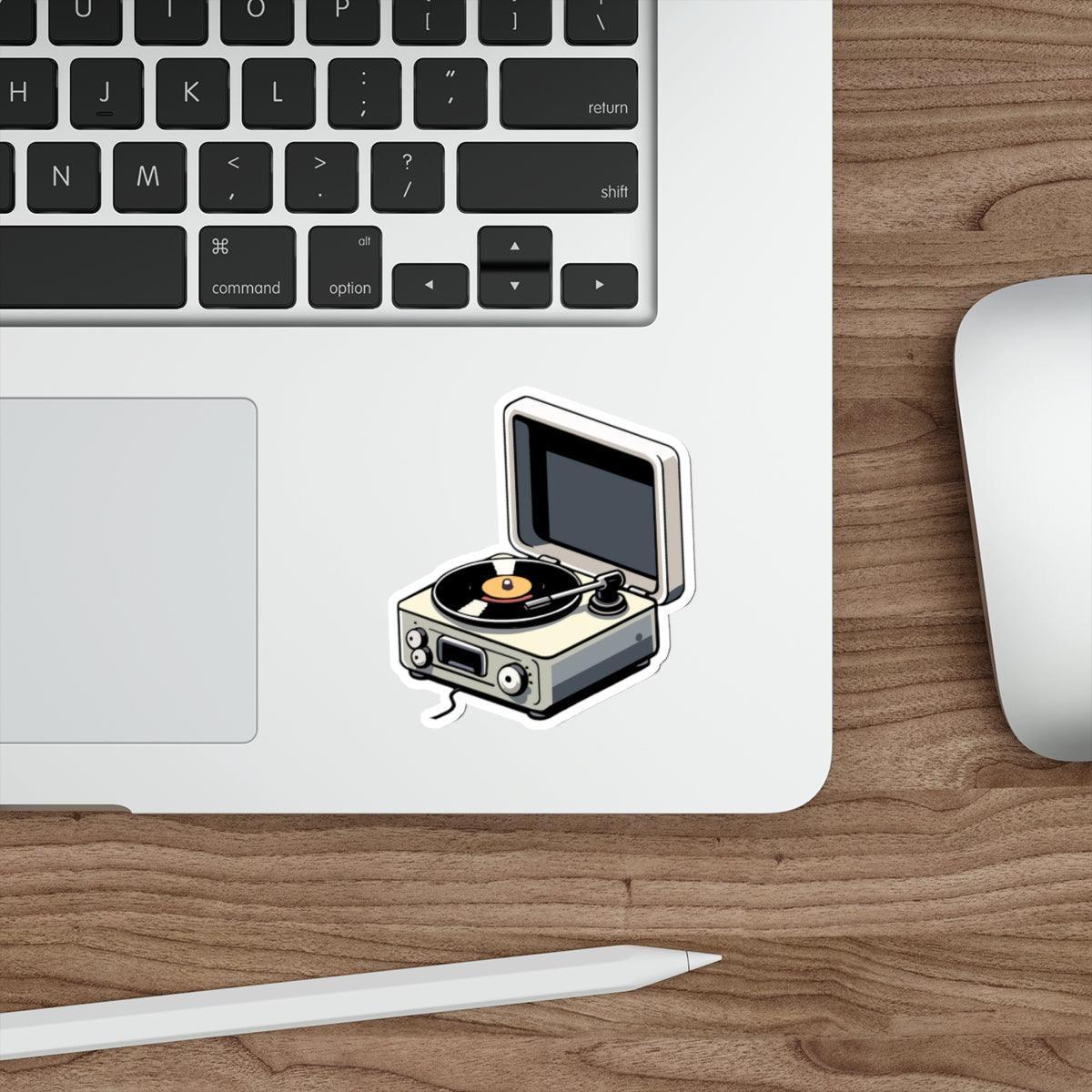 Vinyl player Waterproof Sticker | Buy Online from The Home Crafters