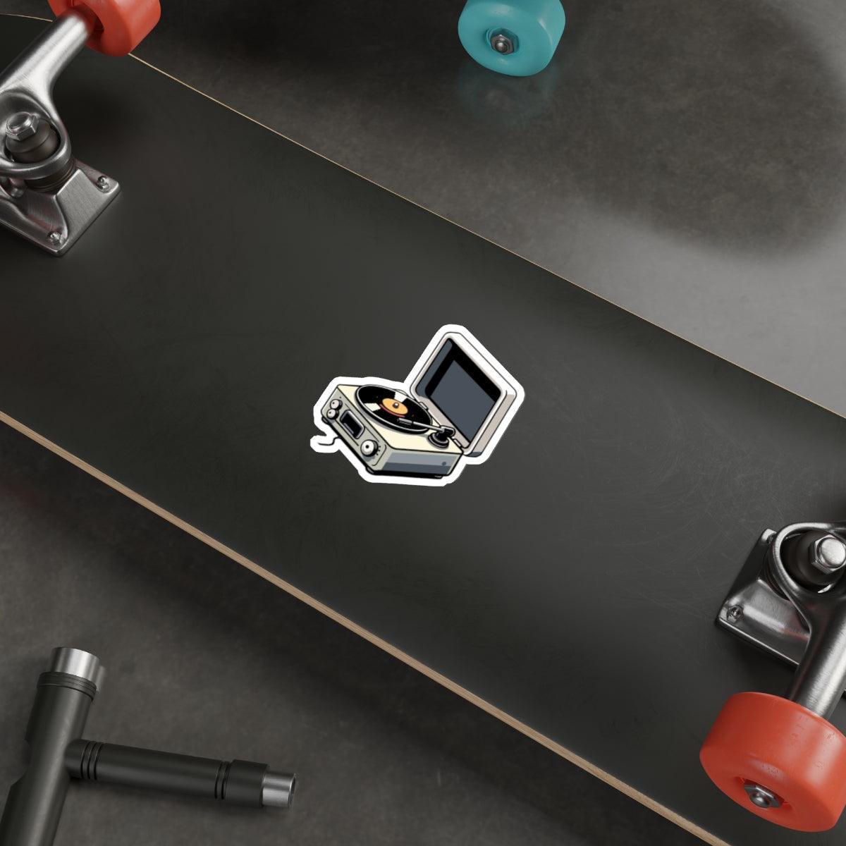Vinyl player Waterproof Sticker | Buy Online from The Home Crafters