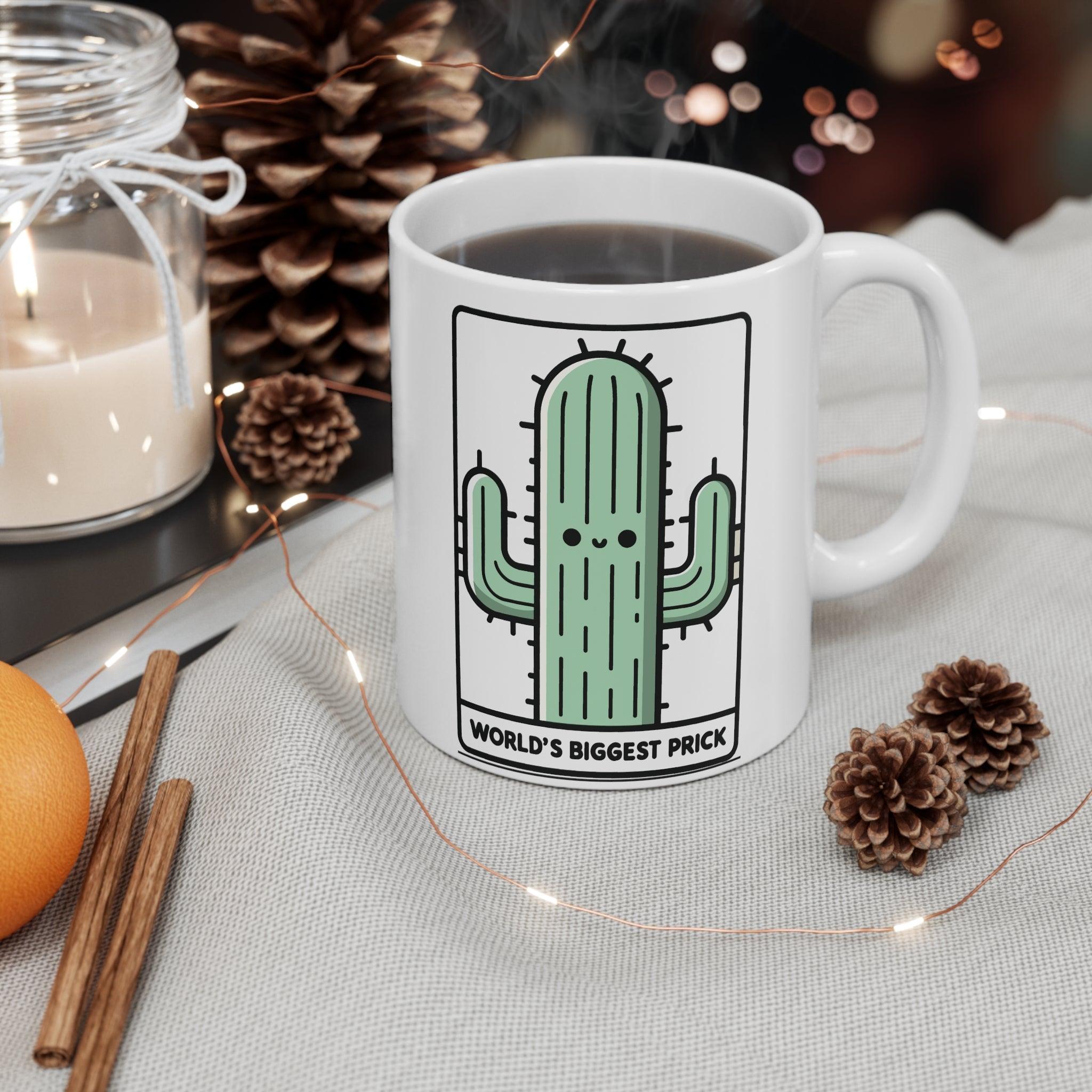 World’s Biggest Prick Cactus Mug | Cheeky 11 oz Gift | Buy Online from The Home Crafters