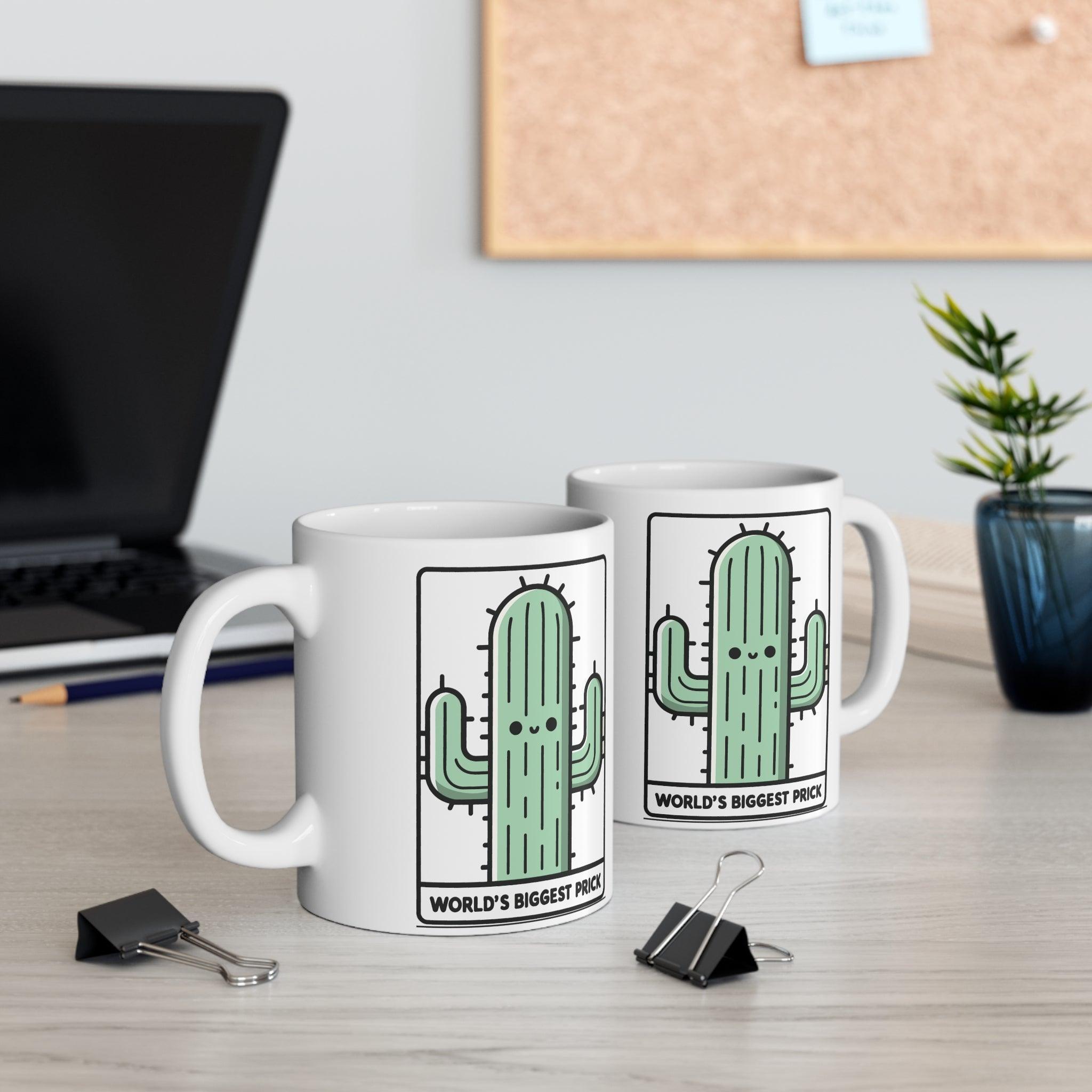 World’s Biggest Prick Cactus Mug | Cheeky 11 oz Gift | Buy Online from The Home Crafters