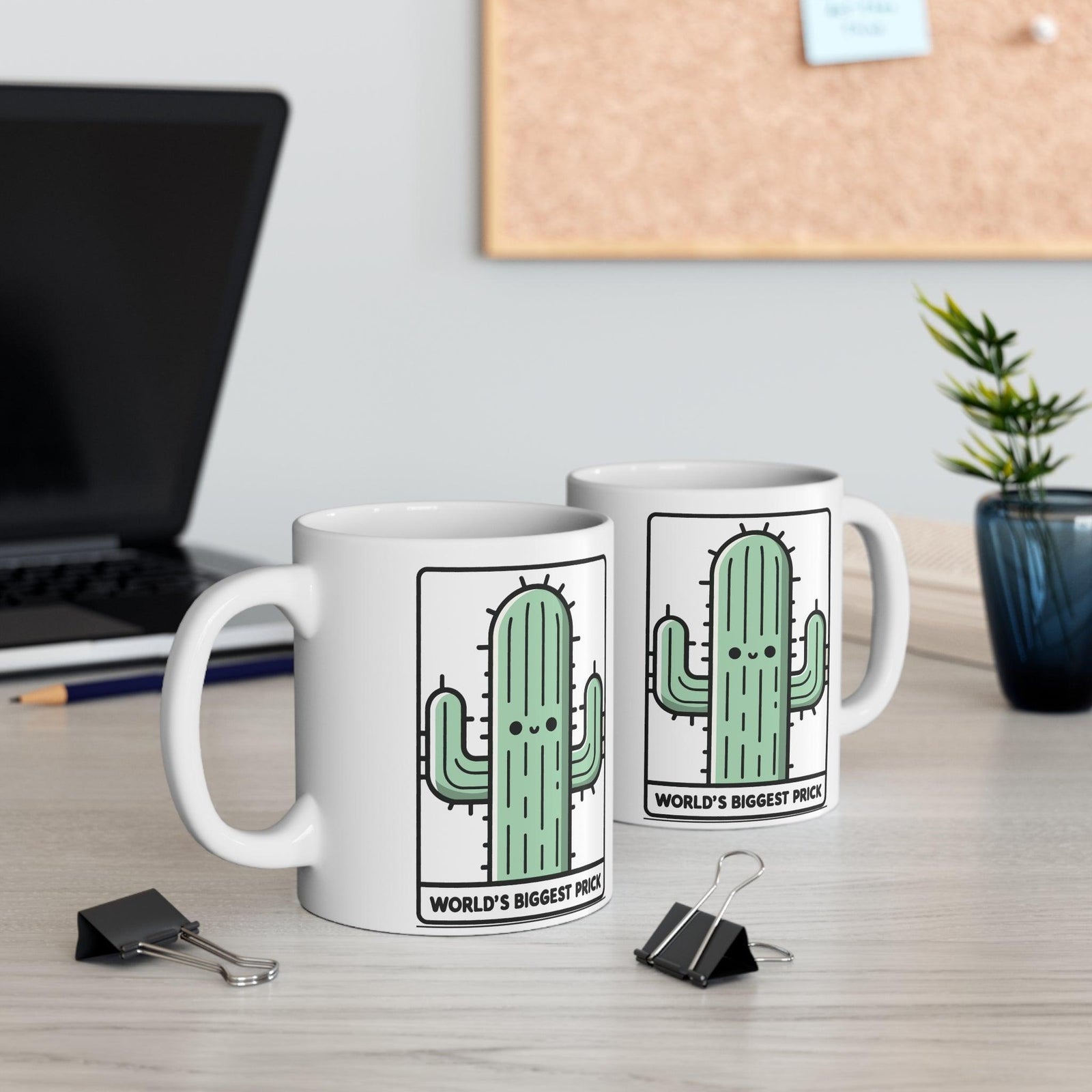 World’s Biggest Prick Cactus Mug | Cheeky 11 oz Gift | Buy Online from The Home Crafters
