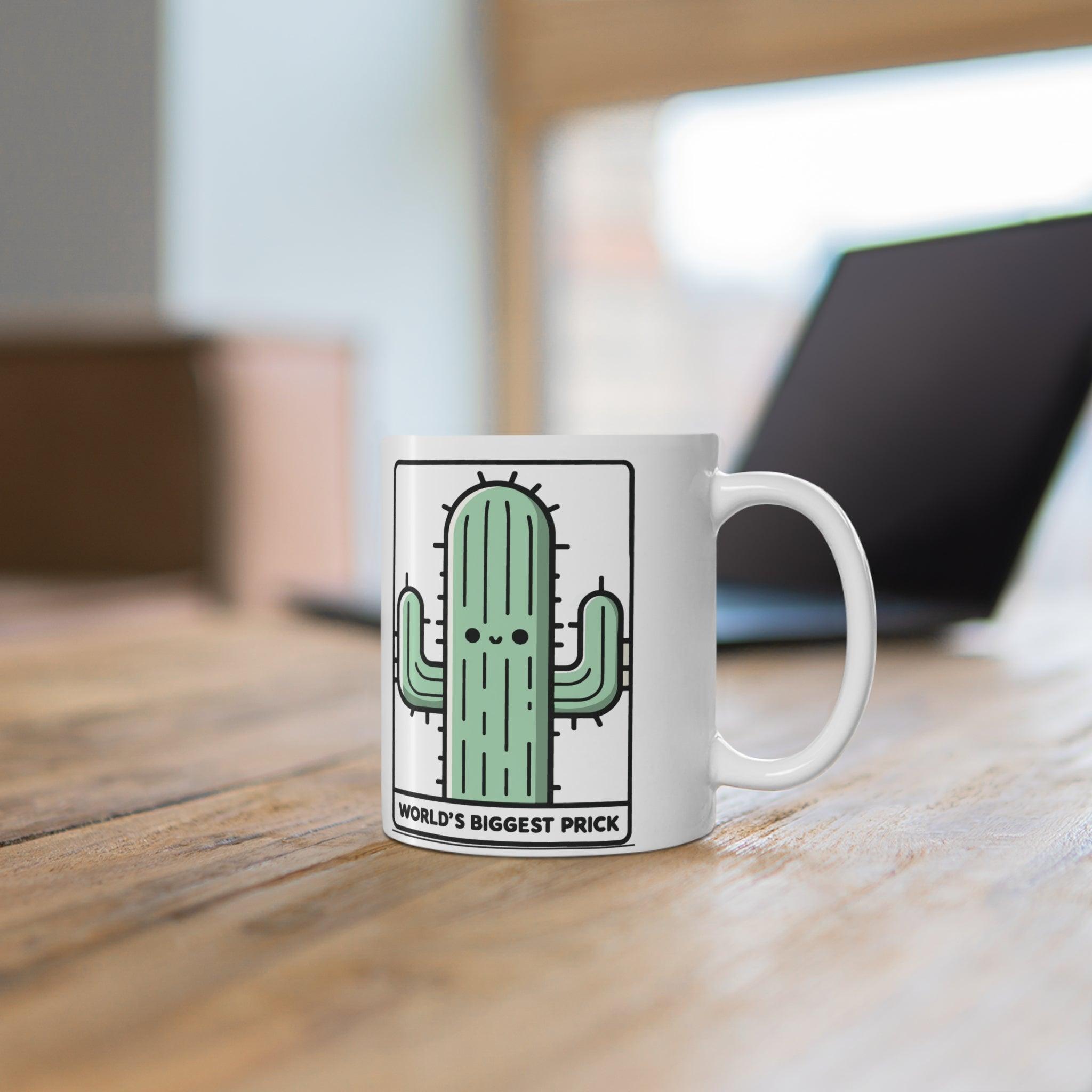 World’s Biggest Prick Cactus Mug | Cheeky 11 oz Gift | Buy Online from The Home Crafters