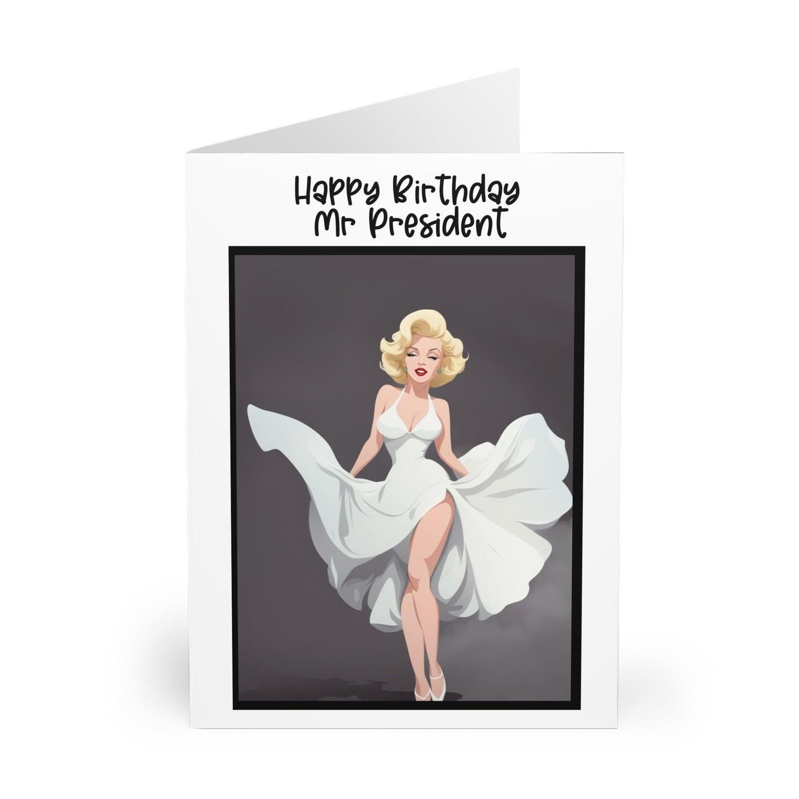 Happy Birthday Mr. President – Elegant Marilyn Card | Buy Online from The Home Crafters
