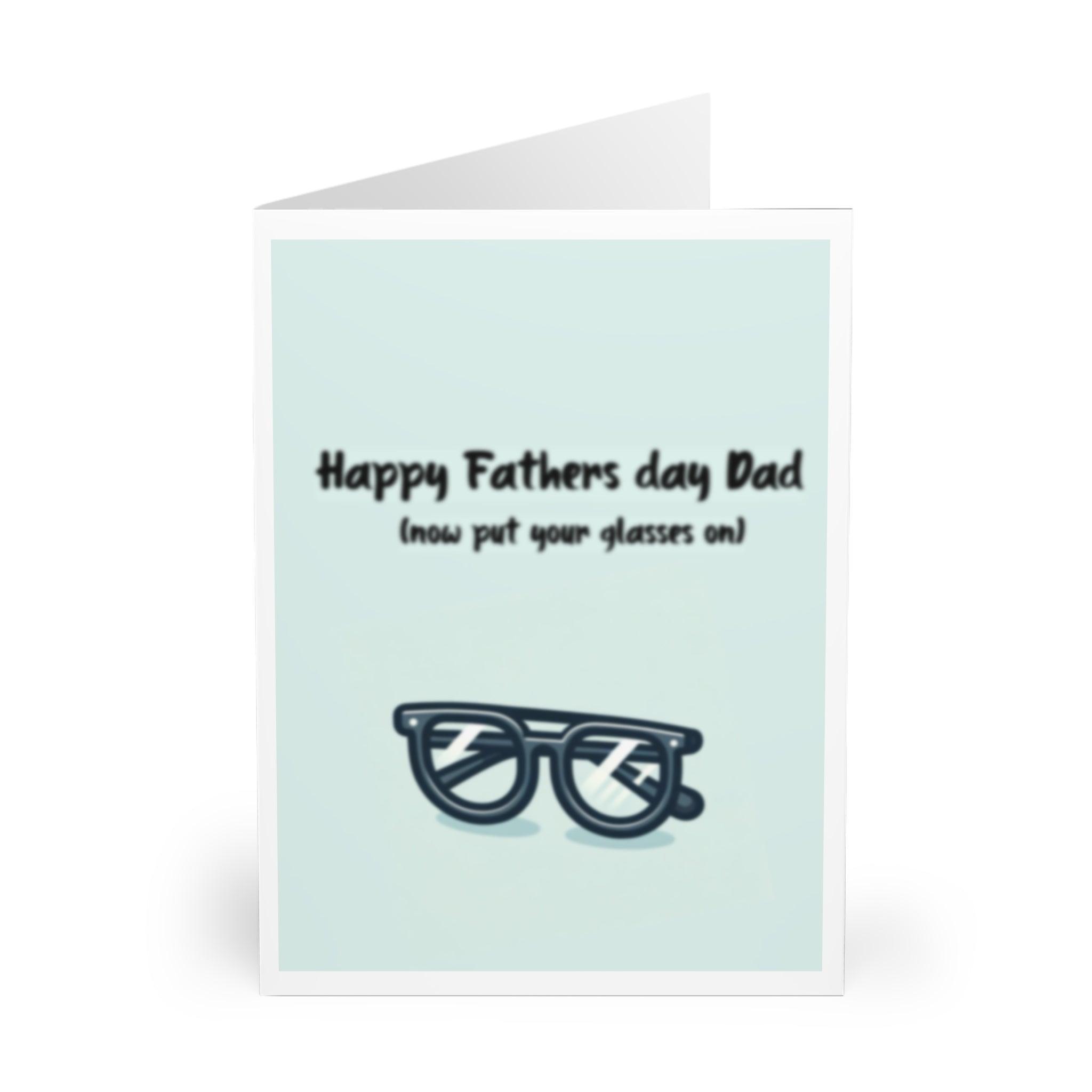 Happy Father's Day (Now Put Your Glasses On) Card | Buy Online from The Home Crafters