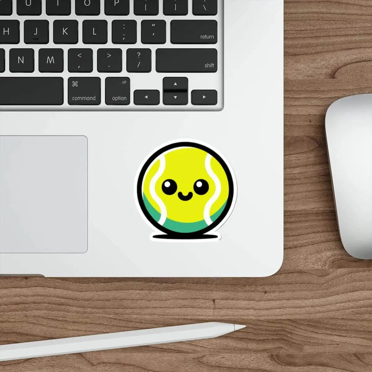Cartoon Tennis Ball Sticker – Sporty Vinyl Waterproof Decal | Buy Online from The Home Crafters