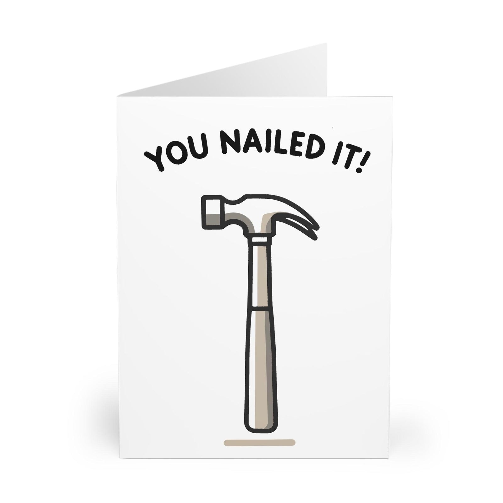 You Nailed It – Funny Hammer Congrats Card for Any Win | Buy Online from The Home Crafters