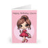 Happy Birthday Queen – Pink Gown Card for Her Big Day | Buy Online from The Home Crafters