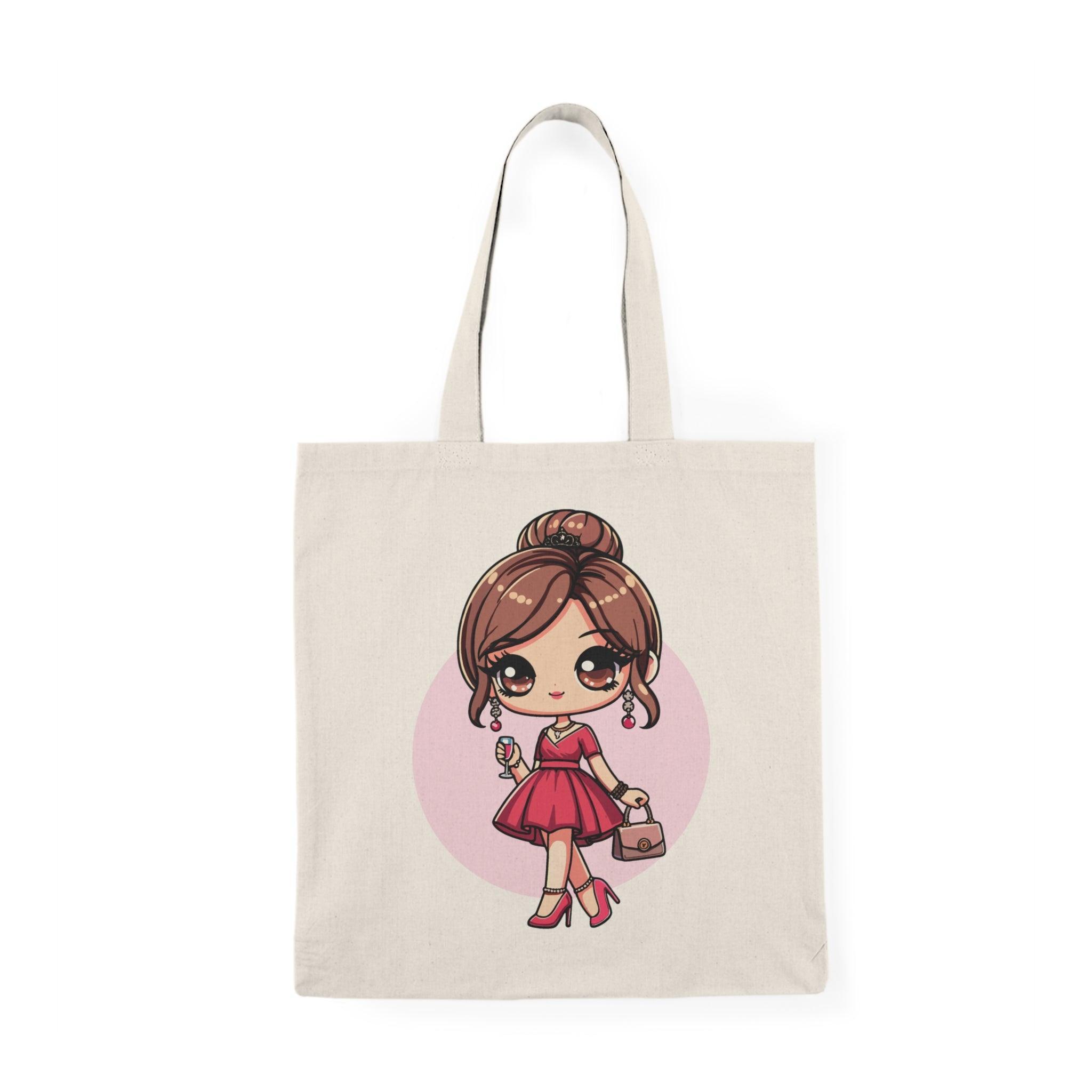 Princess in Pink Tote Bag – Fairy Tale Royalty Eco Tote | Buy Online from The Home Crafters