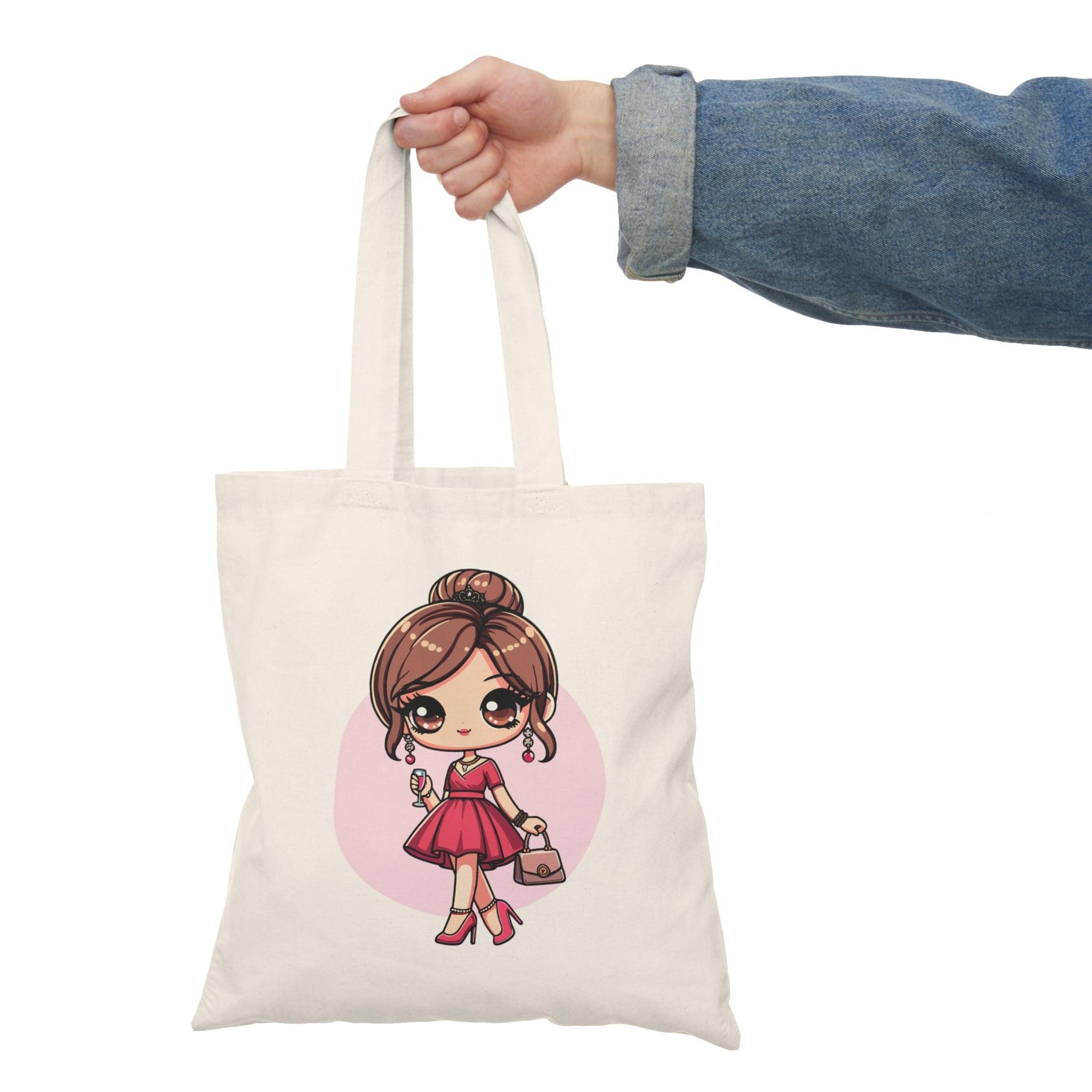 Princess in Pink Tote Bag – Fairy Tale Royalty Eco Tote | Buy Online from The Home Crafters