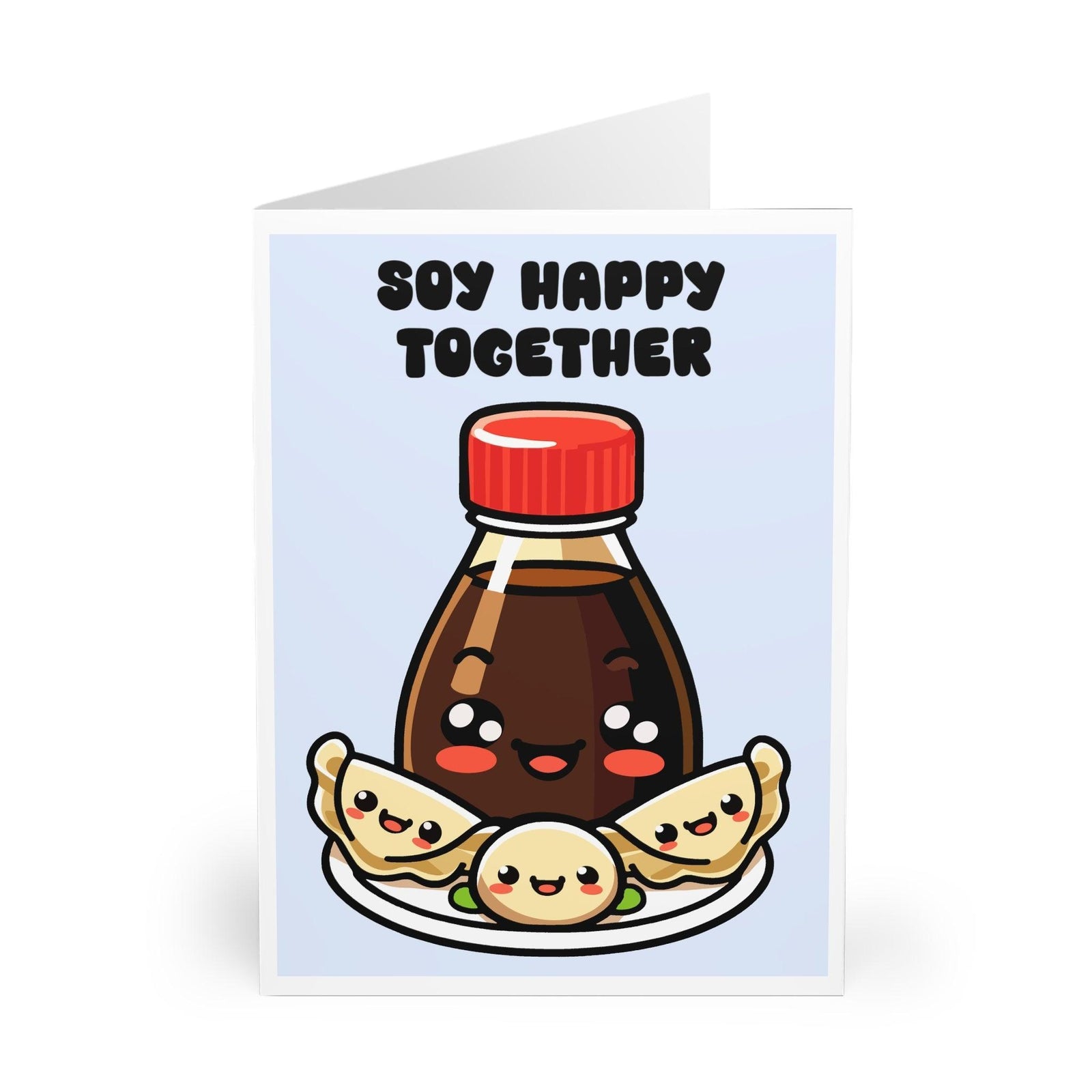 Soy Happy Together Card – Cute Foodie Pun for Couples | Buy Online from The Home Crafters