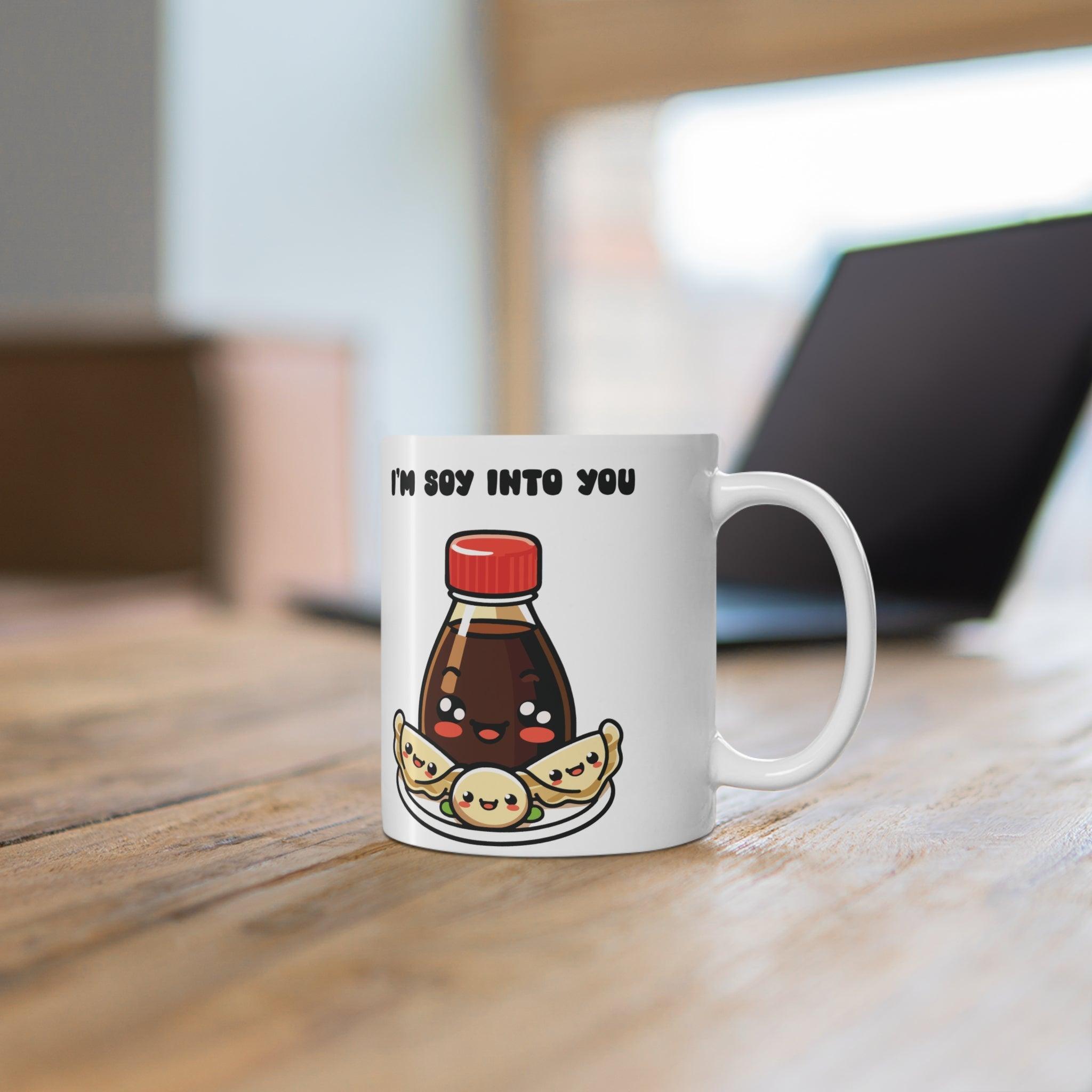 I’m Soy Into You Mug | Soy Sauce & Gyoza 11 oz | Buy Online from The Home Crafters