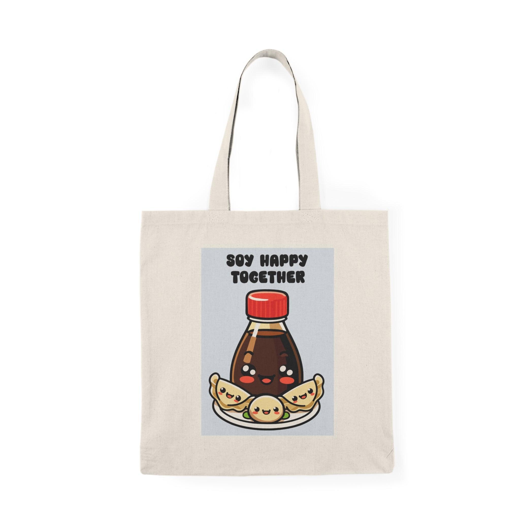 Soy Better Together Tote – Cute Gyoza & Soy Sauce Eco Bag | Buy Online from The Home Crafters