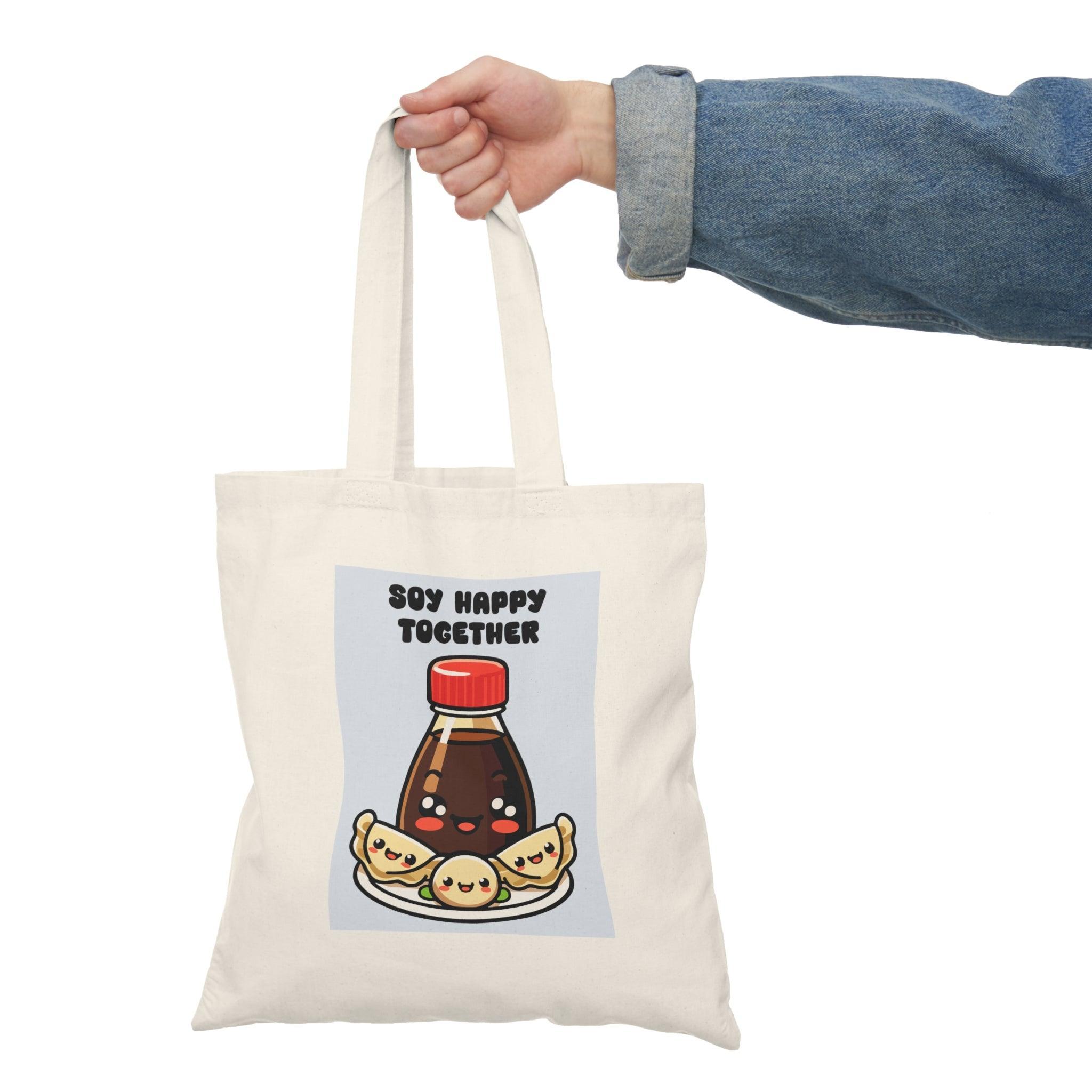 Soy Better Together Tote – Cute Gyoza & Soy Sauce Eco Bag | Buy Online from The Home Crafters