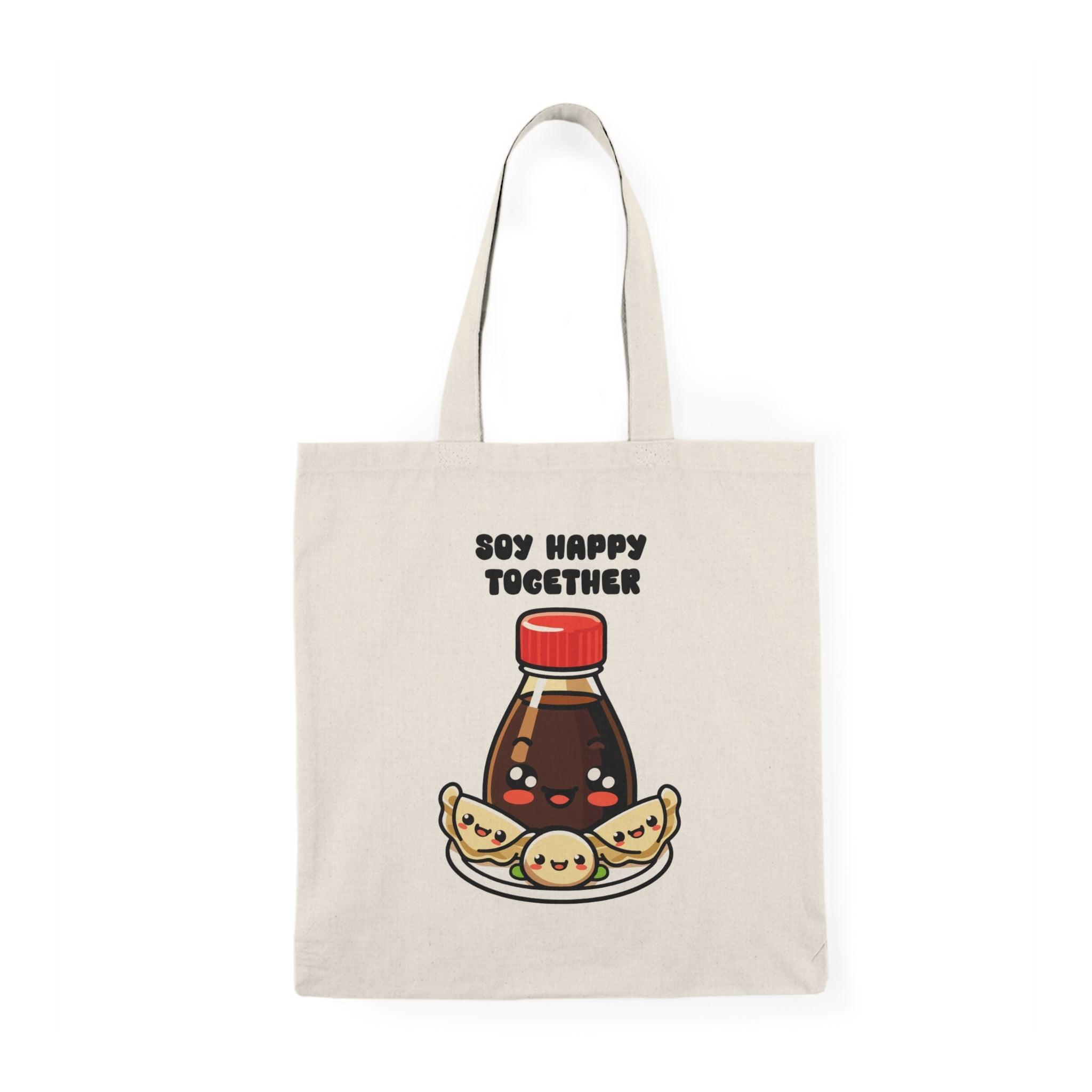 Soy Better Together Tote – Cute Gyoza & Soy Sauce Eco Bag | Buy Online from The Home Crafters