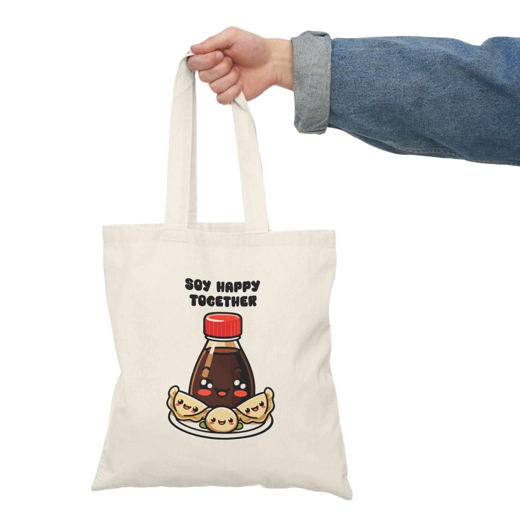 Soy Better Together Tote – Cute Gyoza & Soy Sauce Eco Bag | Buy Online from The Home Crafters