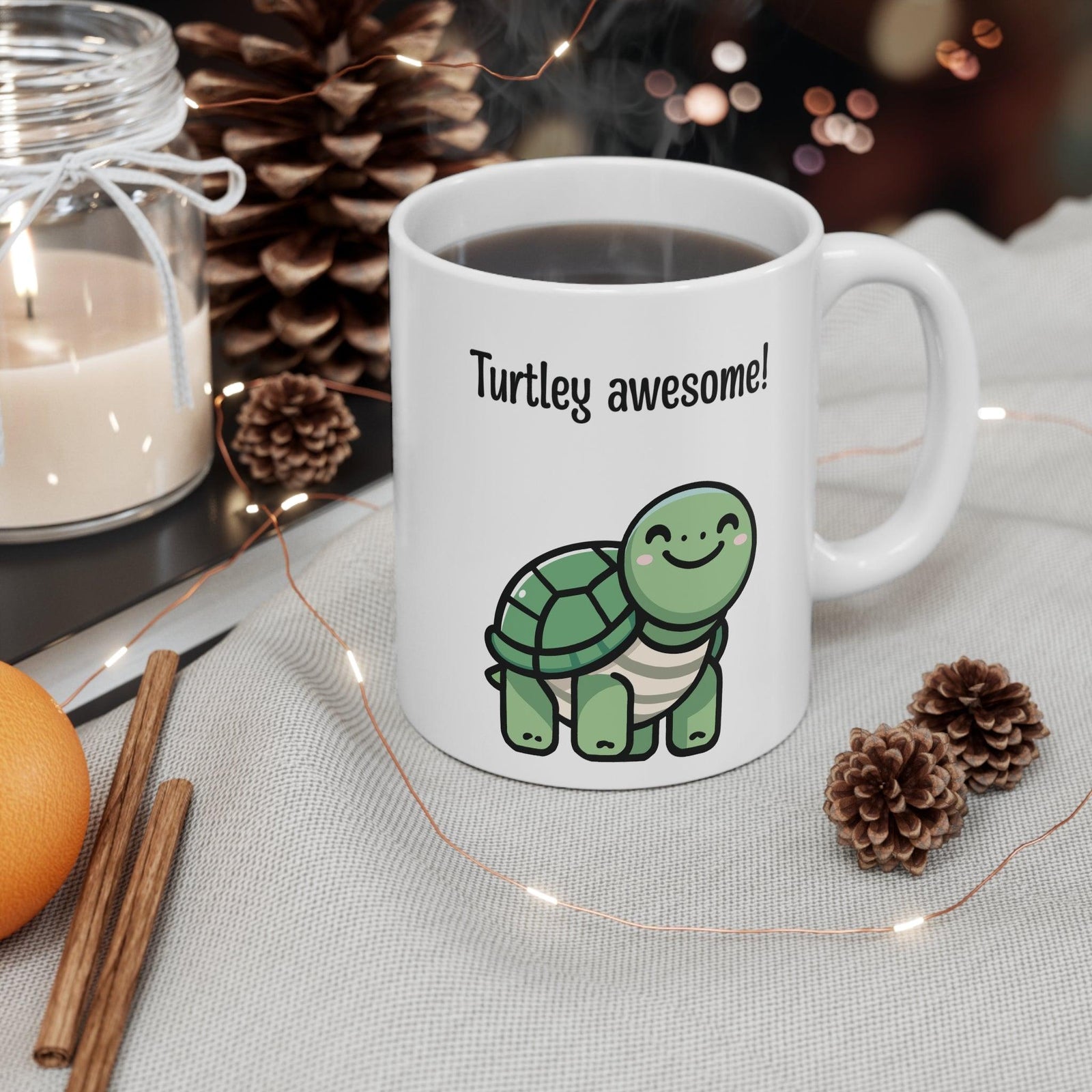 Turtley Awesome! Turtle Mug | Cute 11 oz Gift | Buy Online from The Home Crafters
