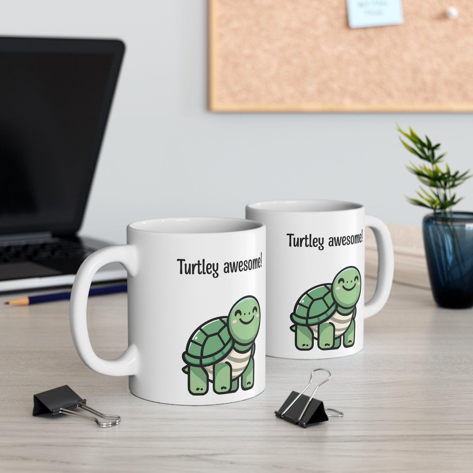 Turtley Awesome! Turtle Mug | Cute 11 oz Gift | Buy Online from The Home Crafters