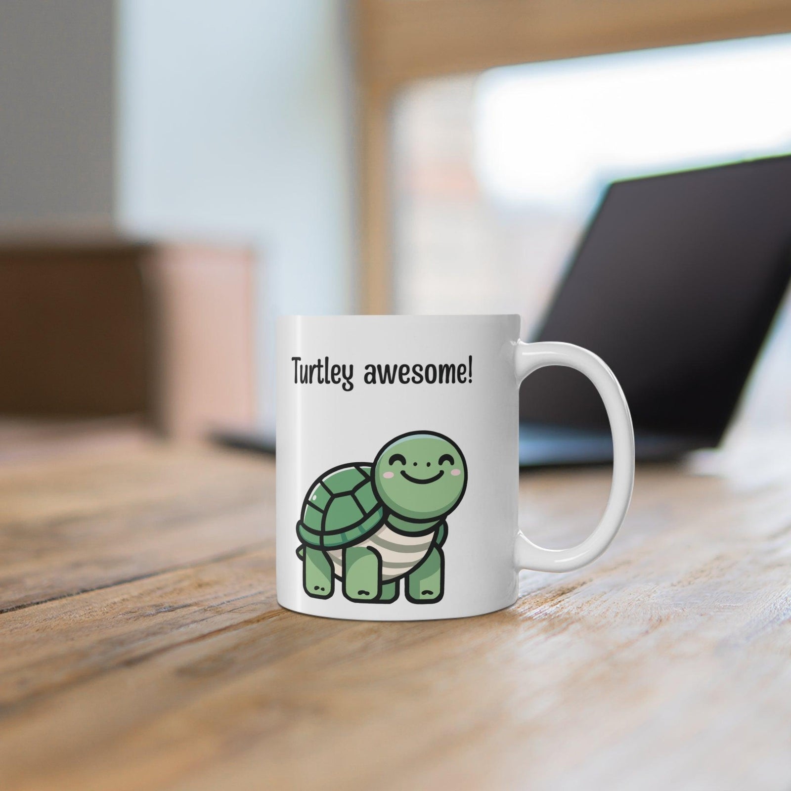 Turtley Awesome! Turtle Mug | Cute 11 oz Gift | Buy Online from The Home Crafters