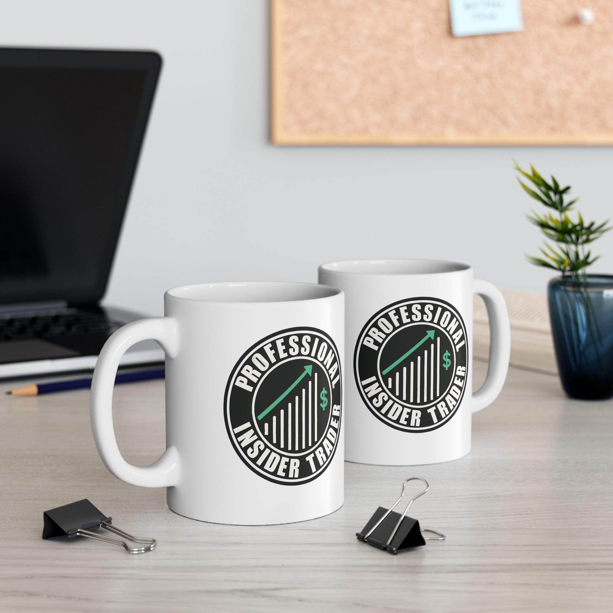 Professional Insider Trader Mug | Finance Pun 11 oz | Buy Online from The Home Crafters