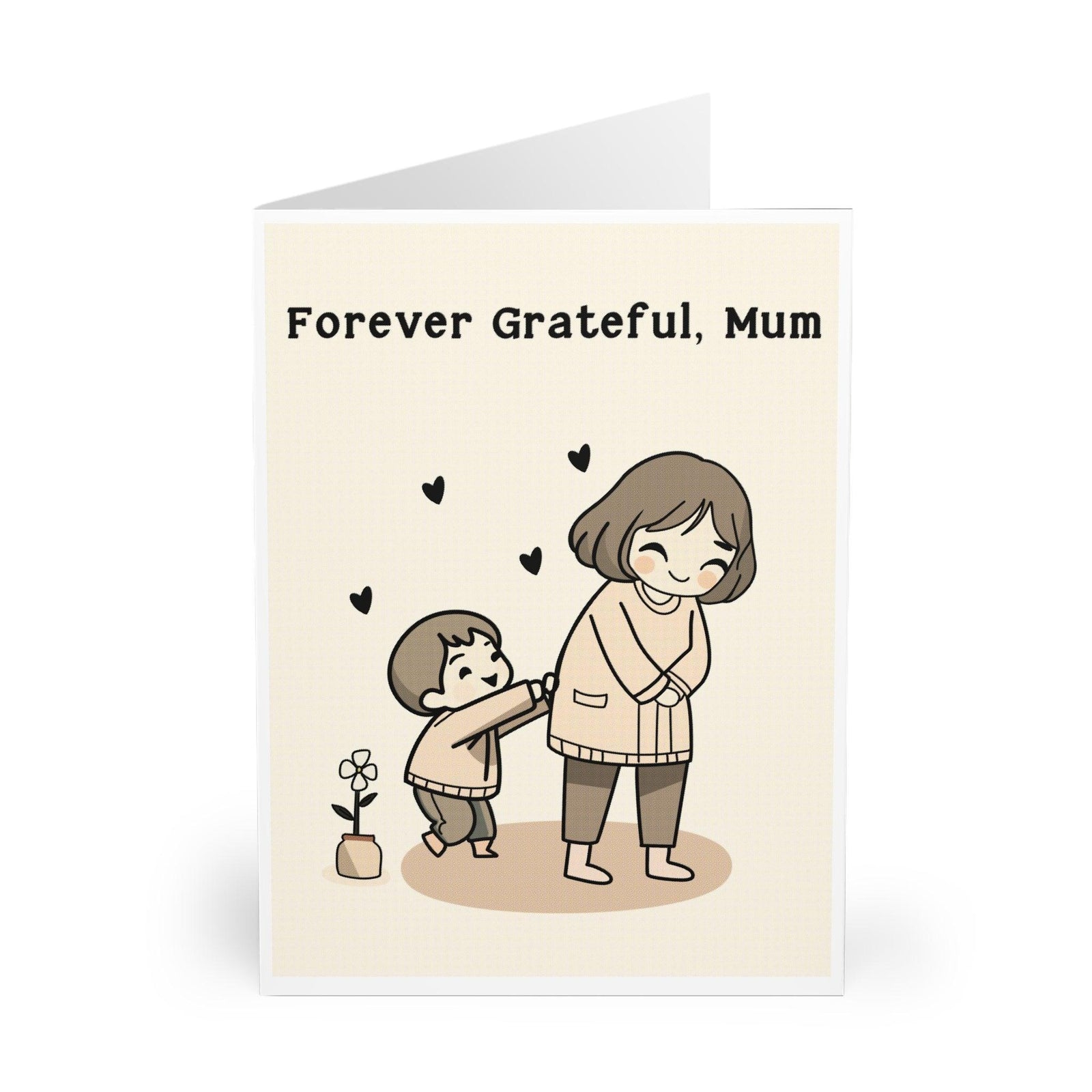 Forever Grateful Mum/Mom – Elegant Mother's Day Card | Buy Online from The Home Crafters