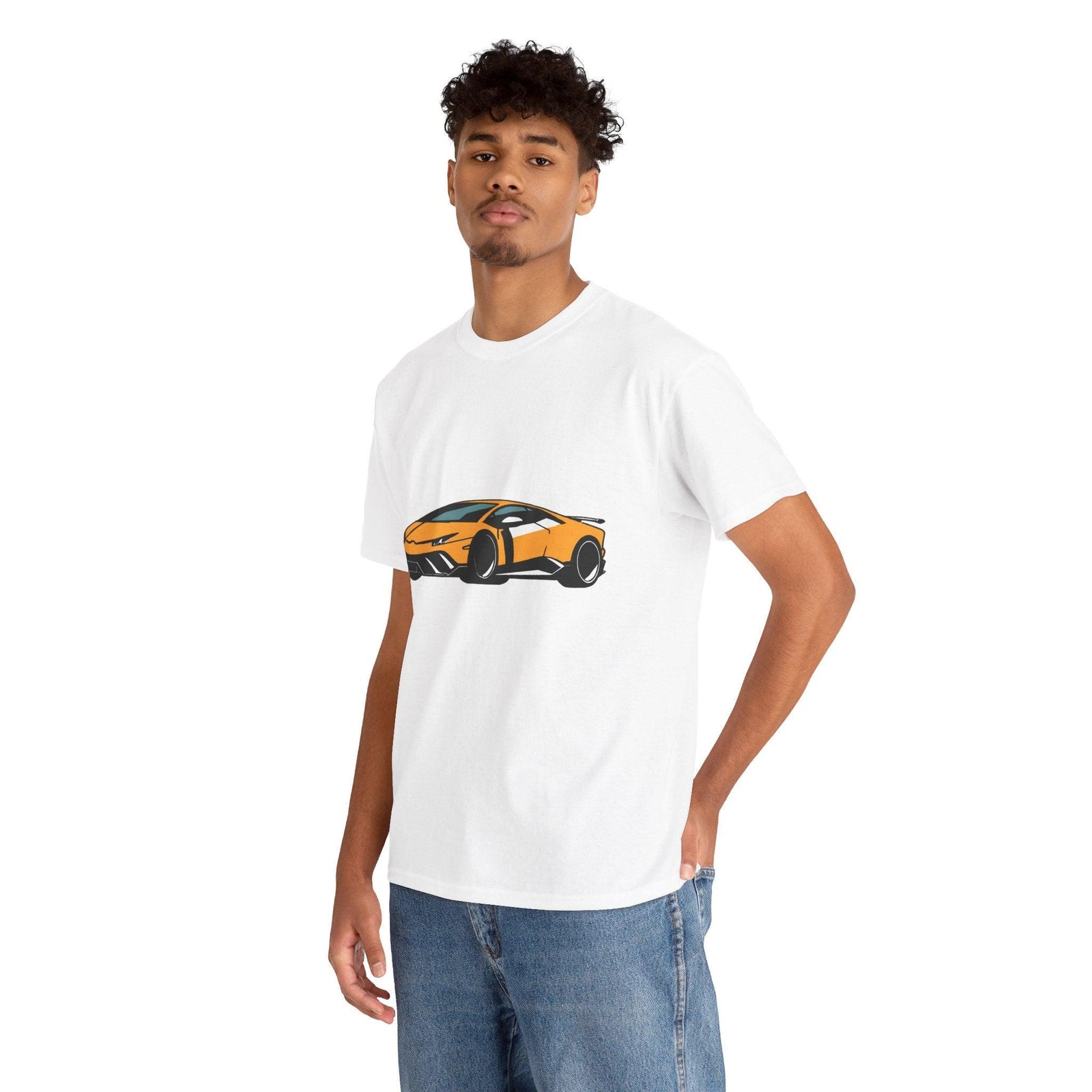 Minimalistic Lambo T-Shirt – Sleek Luxury Car Design Tee | Buy Online from The Home Crafters