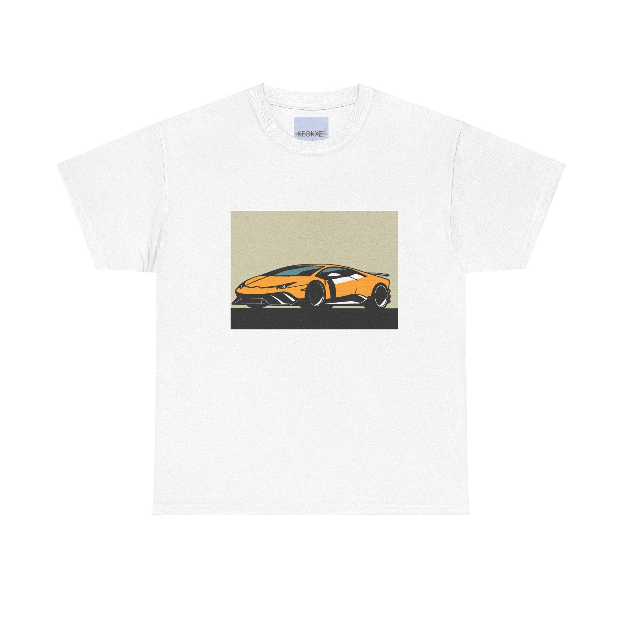 Minimalistic Lambo T-Shirt – Sleek Luxury Car Design Tee | Buy Online from The Home Crafters