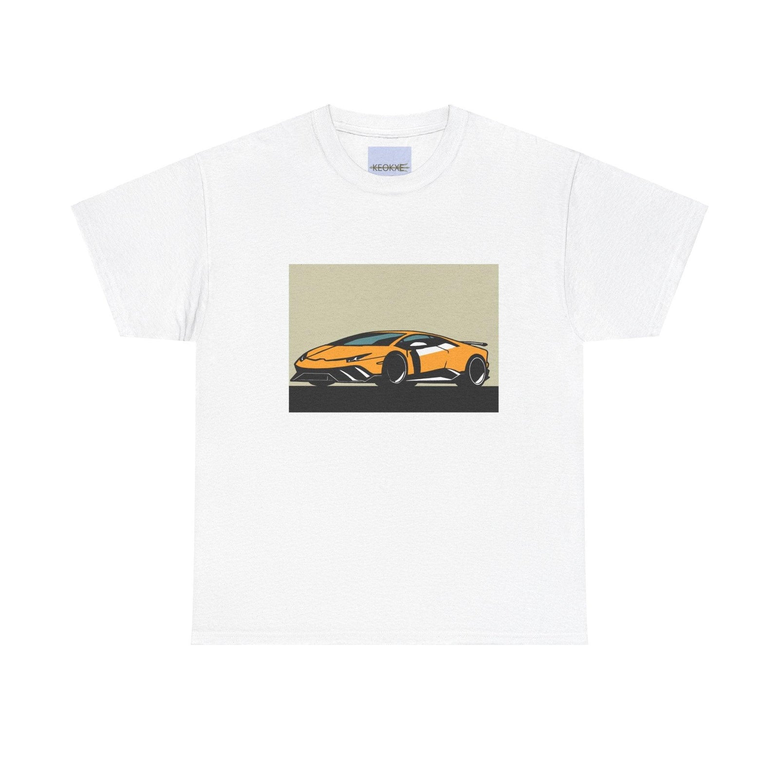 Minimalistic Lambo T-Shirt – Sleek Luxury Car Design Tee | Buy Online from The Home Crafters