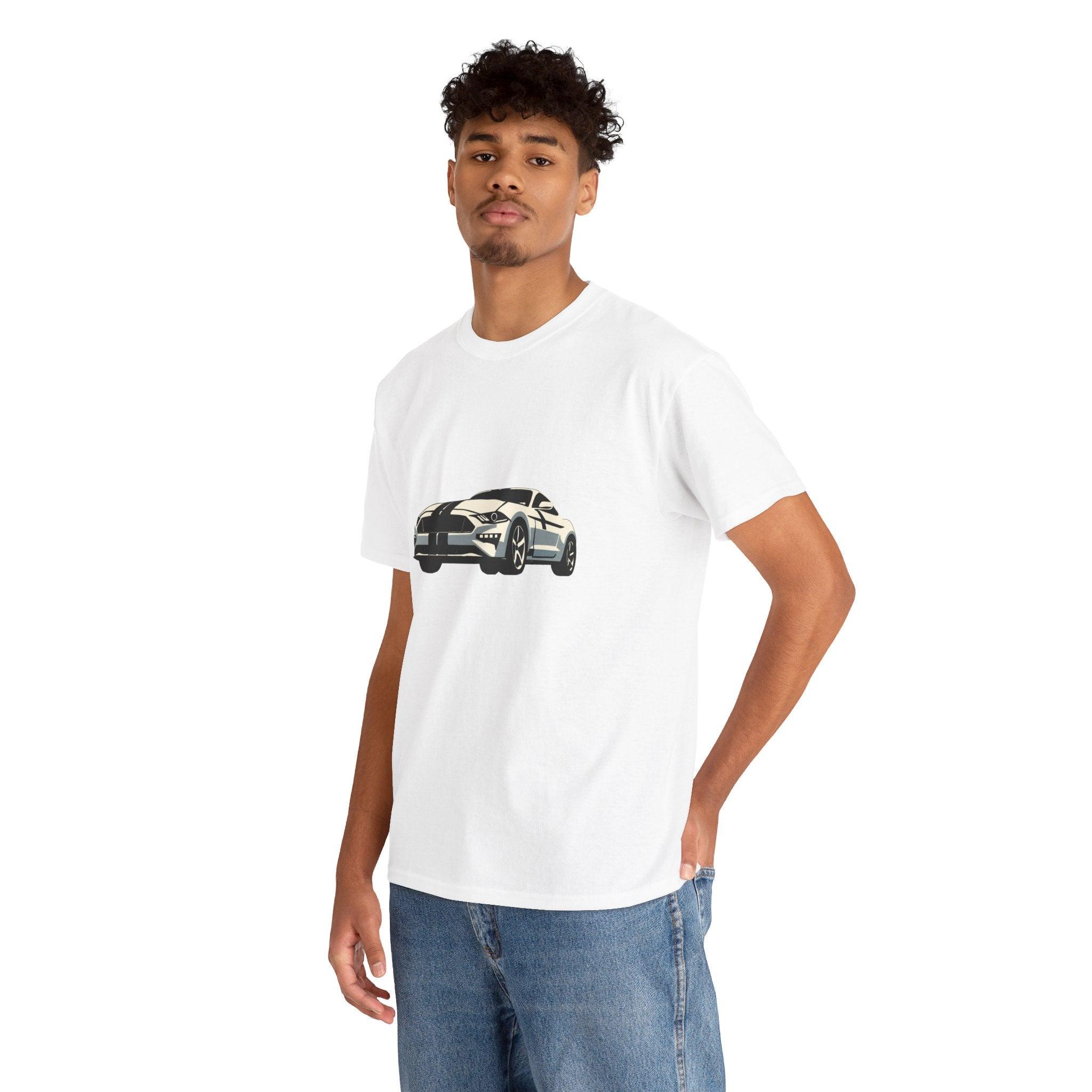 Minimalistic Mustang T-Shirt – Classic American Muscle Tee | Buy Online from The Home Crafters