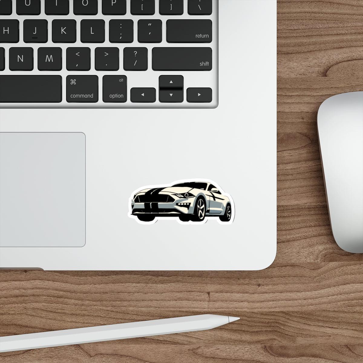 Minimalist Mustang Sticker – Waterproof Vinyl Car Decal | Buy Online from The Home Crafters
