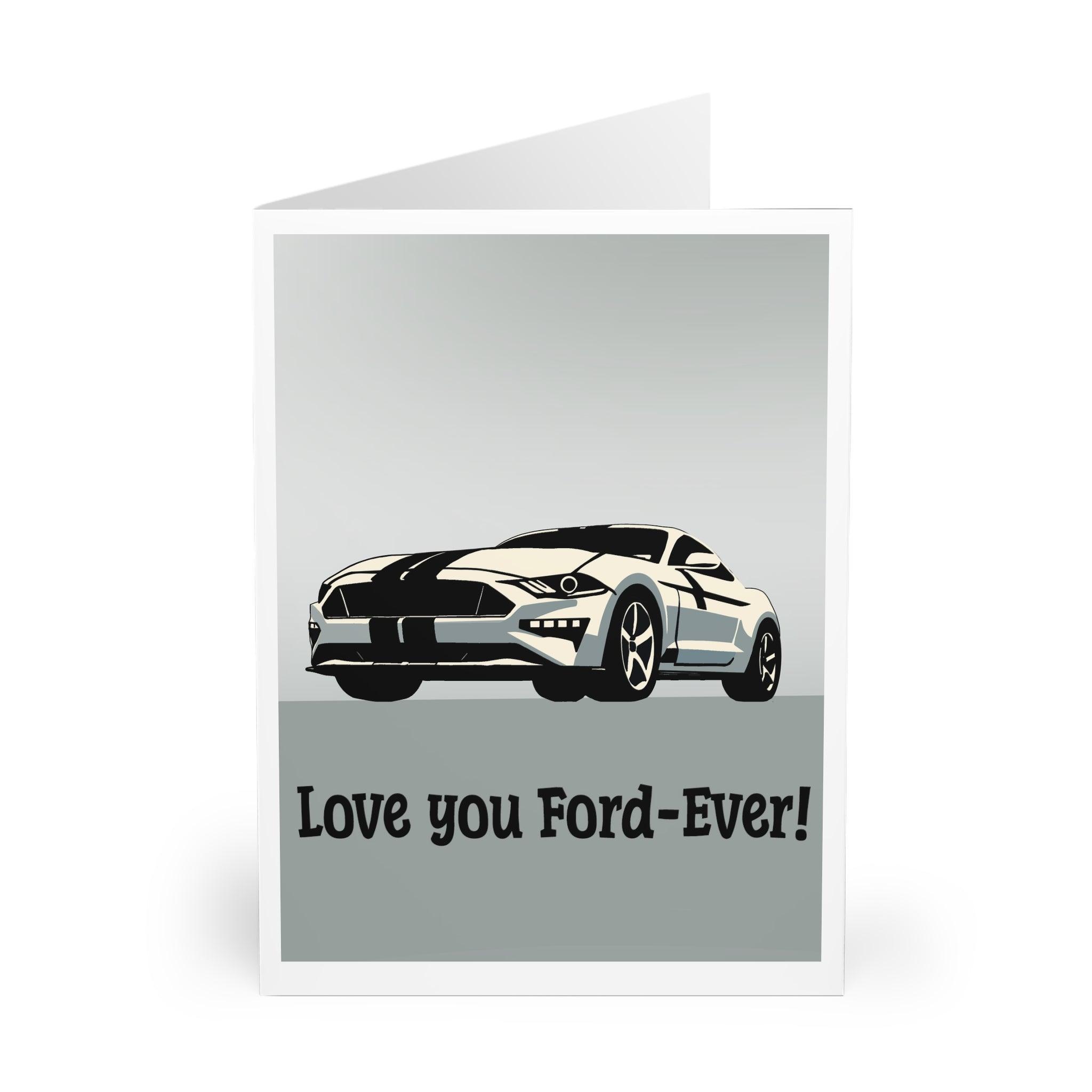 Love You Ford - ever Card – Romantic Mustang Greeting | Buy Online from The Home Crafters