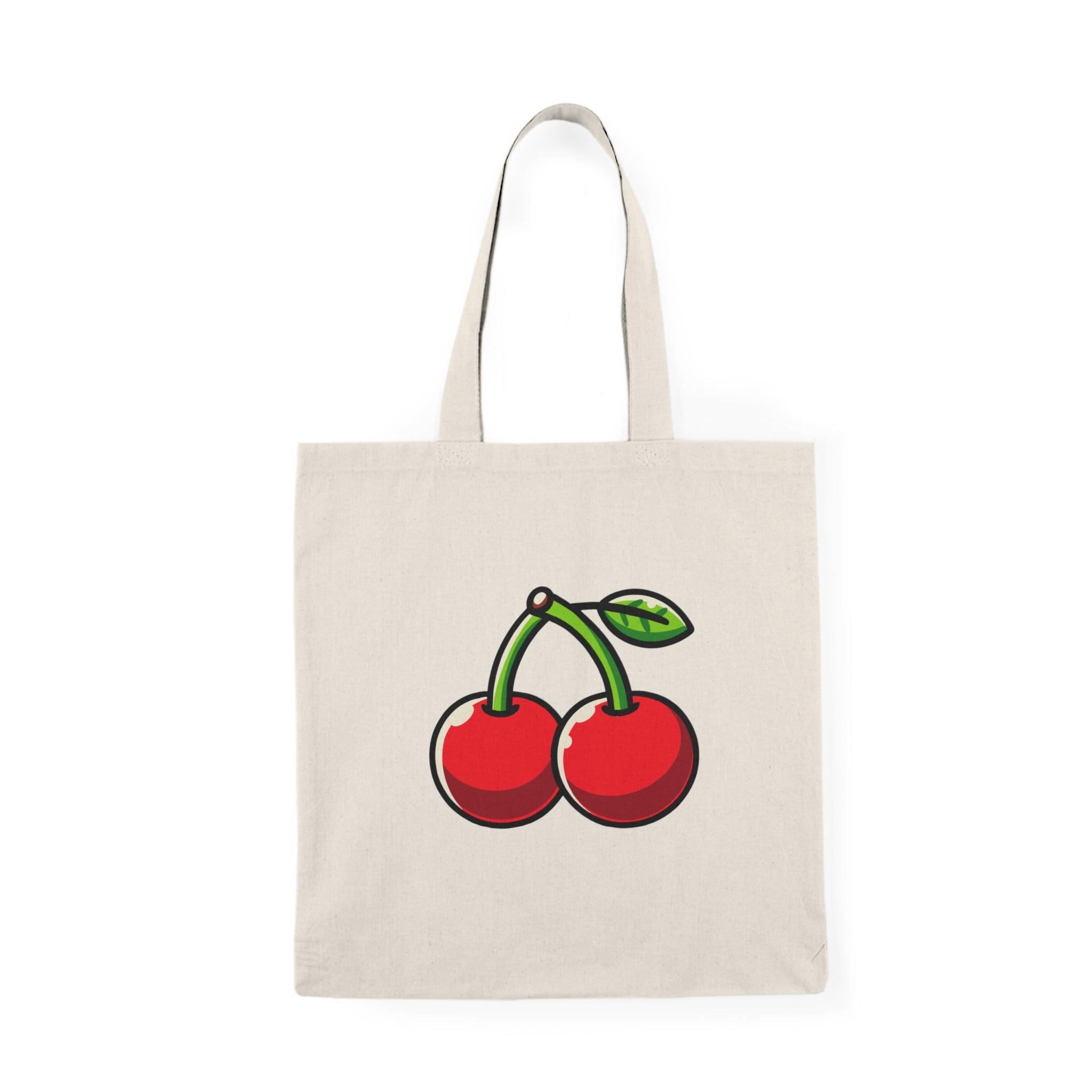 Cartoon Cherry Tote Bag – Cute Fruit Design, Recycled | Buy Online from The Home Crafters