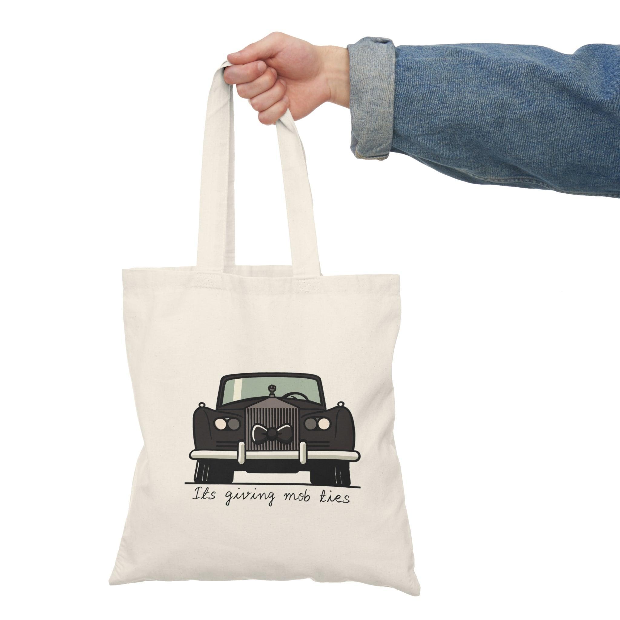 "It's Giving Mob Ties" Tote Bag – Rolls Royce Chic | Buy Online from The Home Crafters