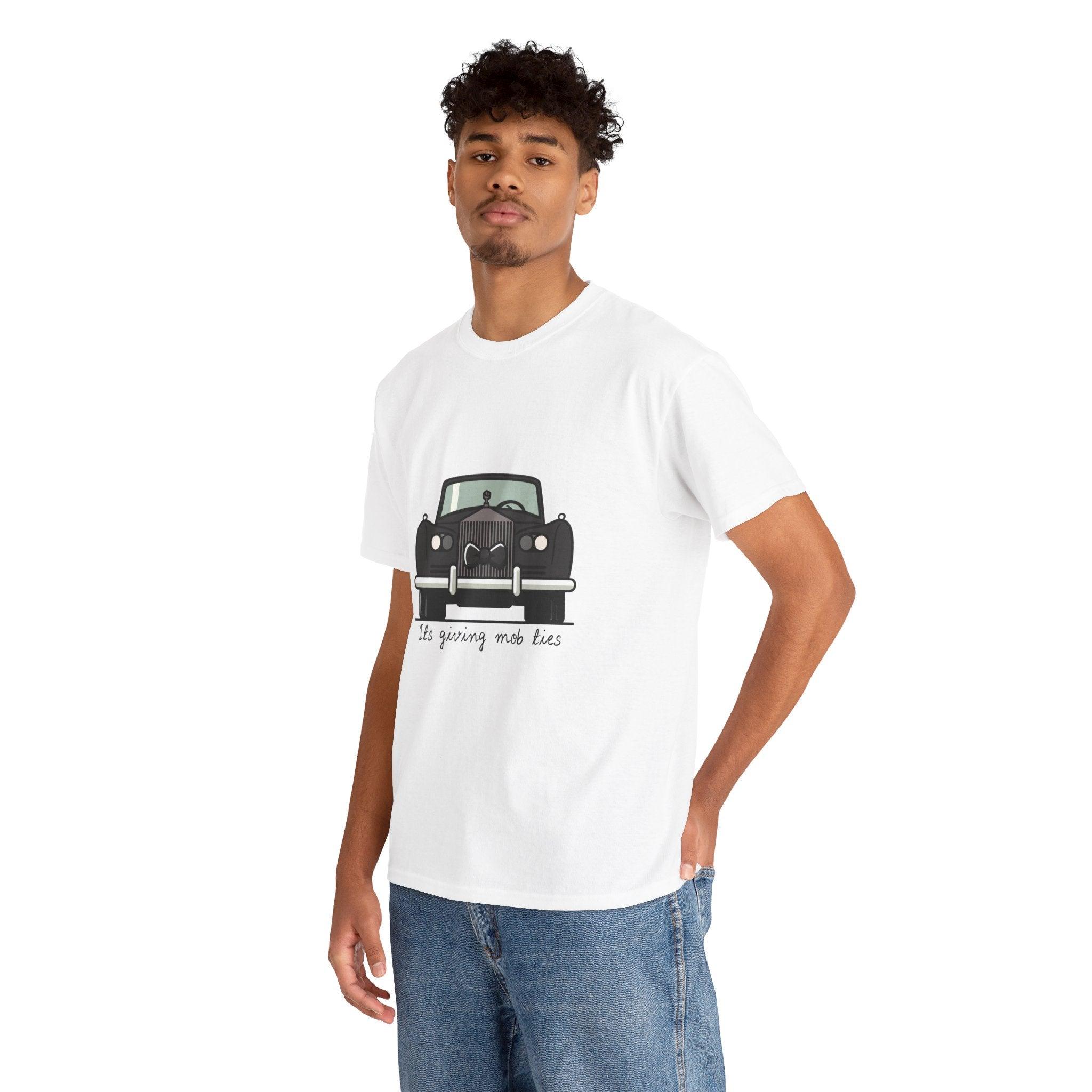 It’s Giving Mob Ties T-Shirt – Rolls Royce Luxury Graphic Tee | Buy Online from The Home Crafters