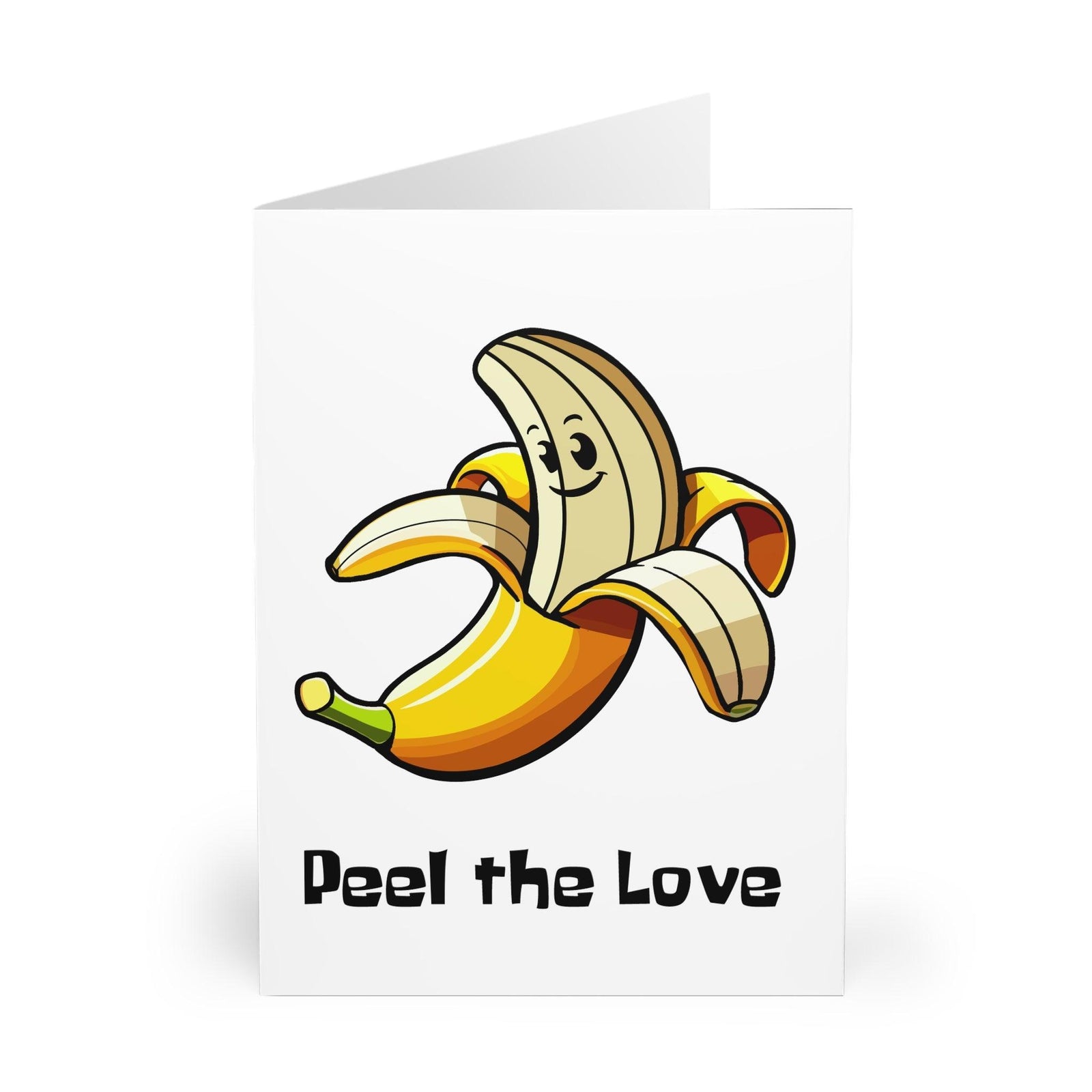 Peel the Love – Cute Banana Pun Greeting Card for Anyone | Buy Online from The Home Crafters