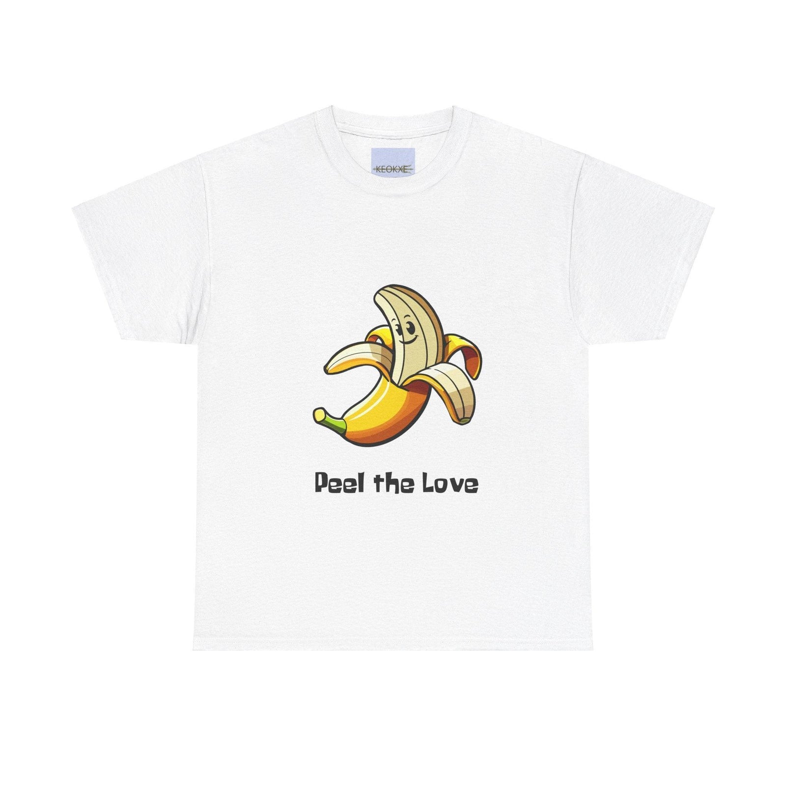 Peel the Love T-Shirt – Cute Banana Pun Graphic Tee | Buy Online from The Home Crafters