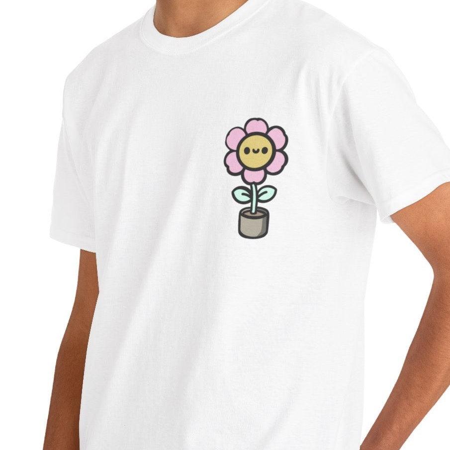 Cartoon Flower T-Shirt – Cute Nature - Inspired | Buy Online from The Home Crafters