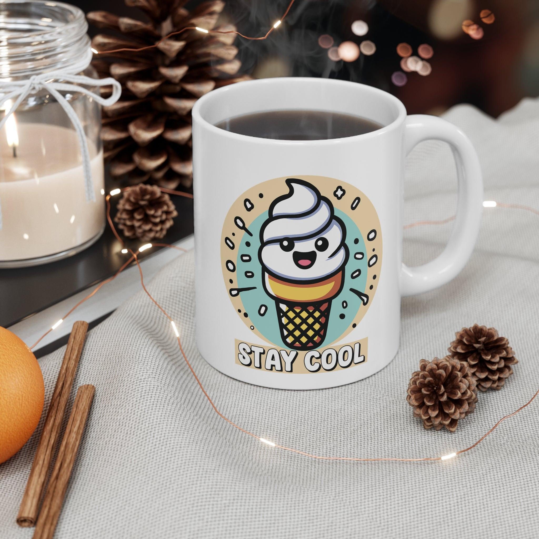 Stay Cool Ice Cream Mug. | Buy Online from The Home Crafters