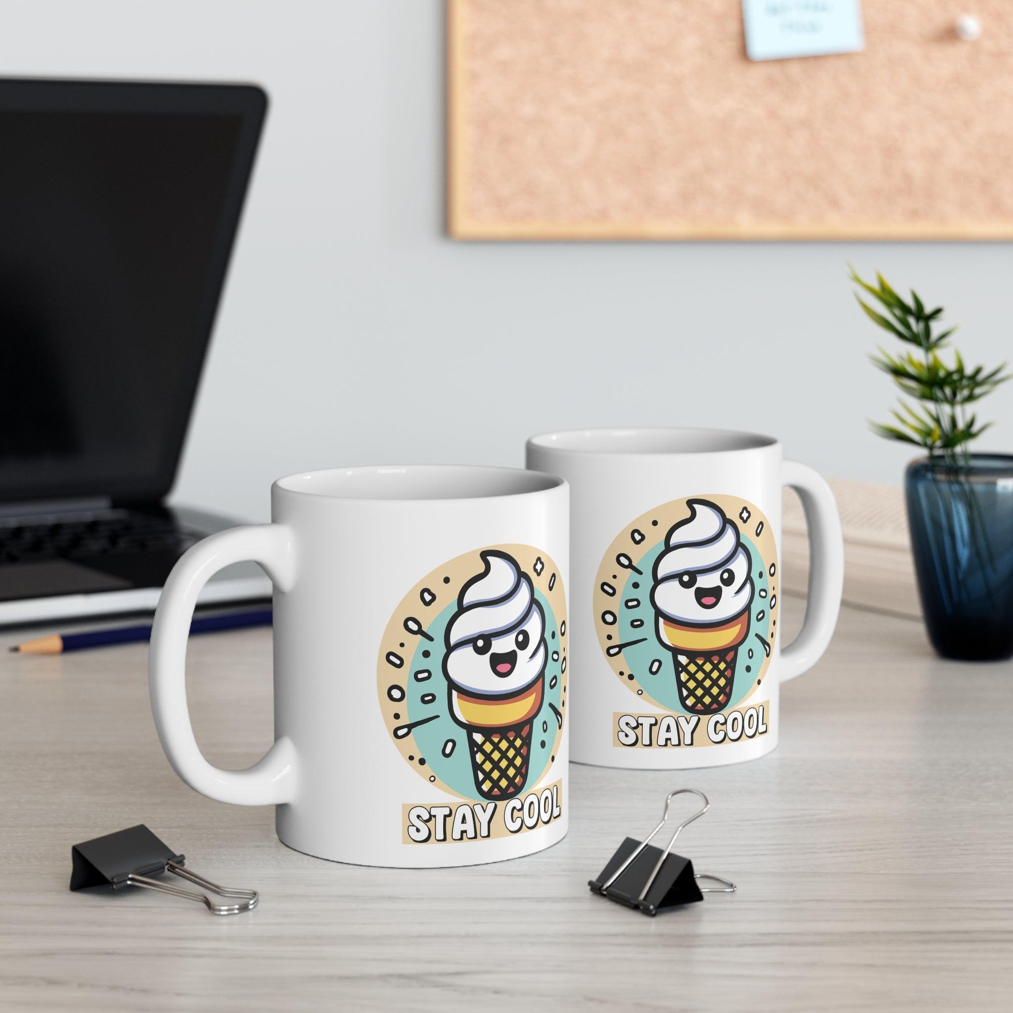 Stay Cool Ice Cream Mug. | Buy Online from The Home Crafters