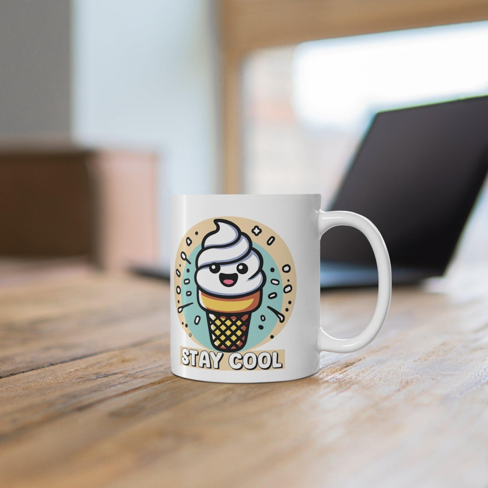 Stay Cool Ice Cream Mug. | Buy Online from The Home Crafters