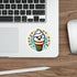 Cartoon Ice Cream Cone Sticker – Cute Dessert Vinyl | Buy Online from The Home Crafters